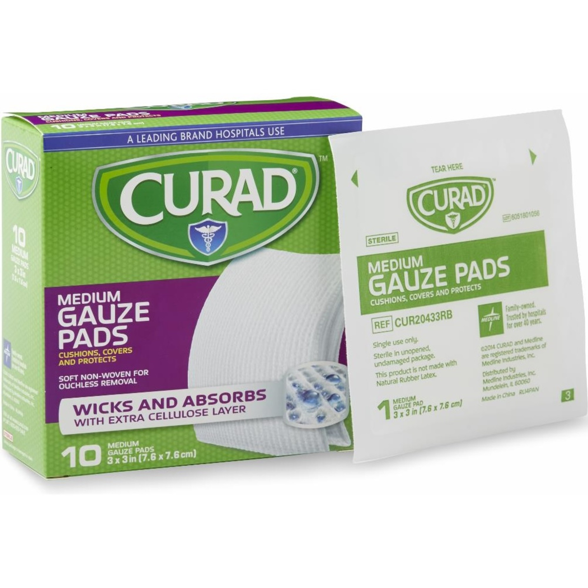 Curad Pro Non-Woven Gauze Pads