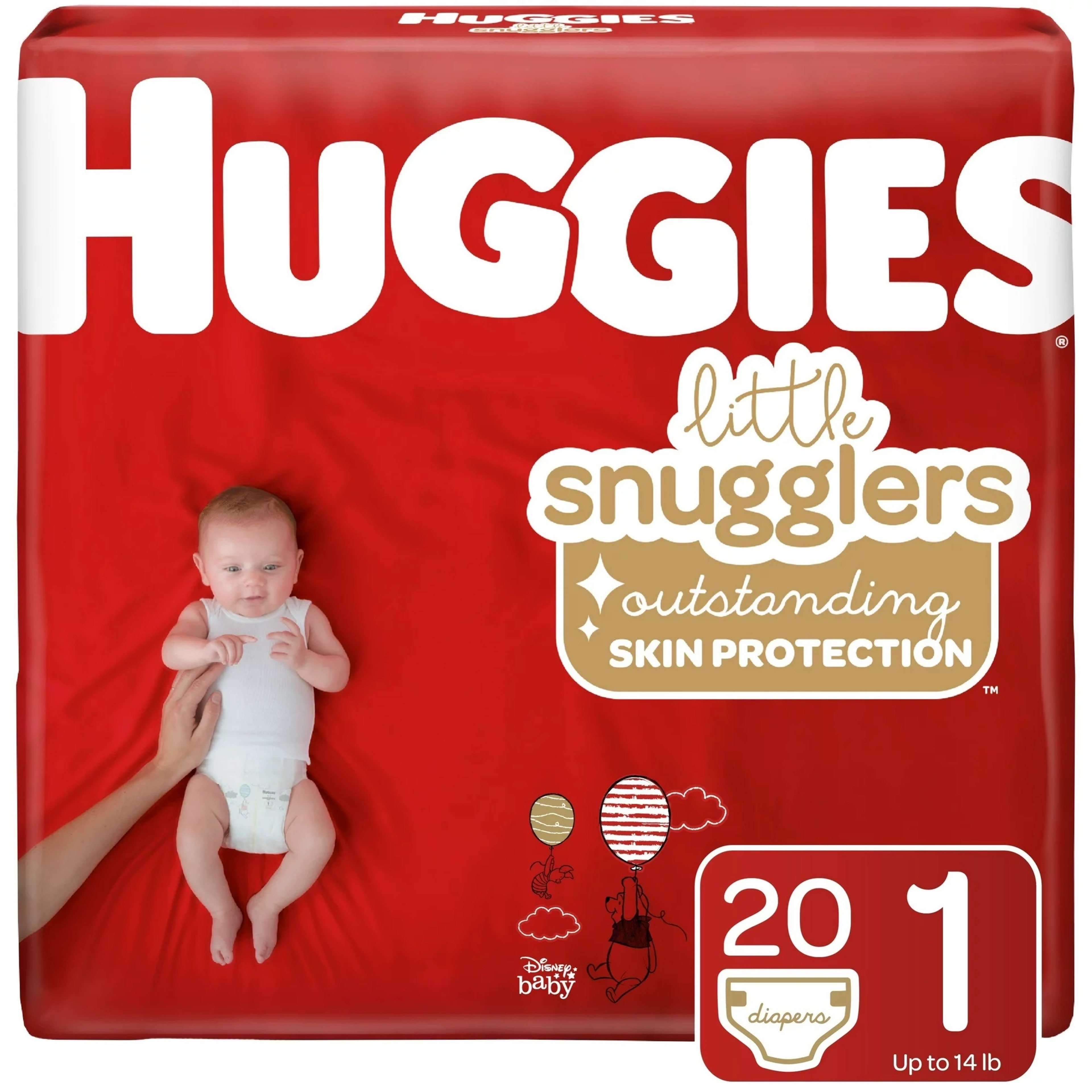 Huggies Little Snugglers Baby Diapers with Tabs, Moderate Absorbency