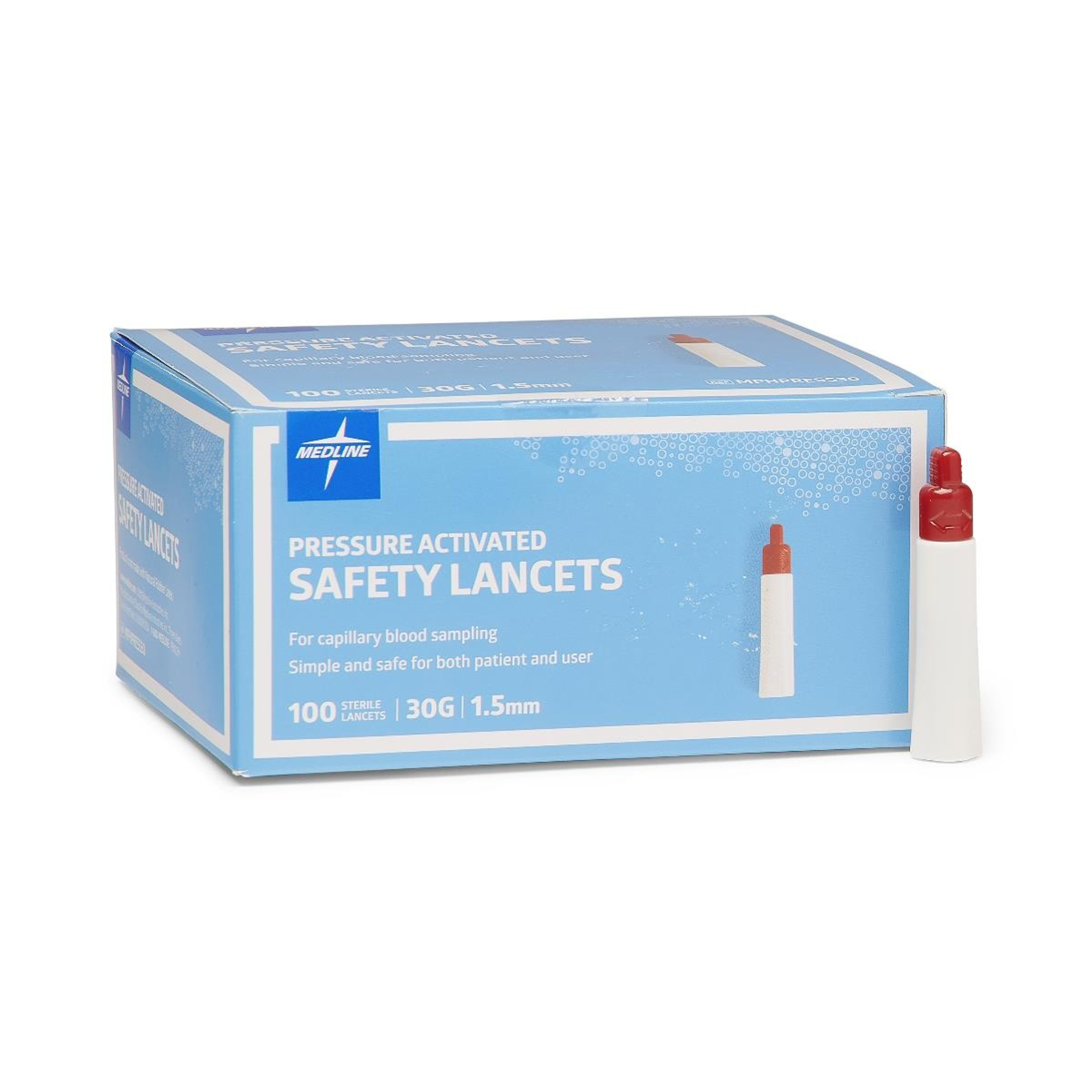 Medline Pressure Activated Safety Lancets