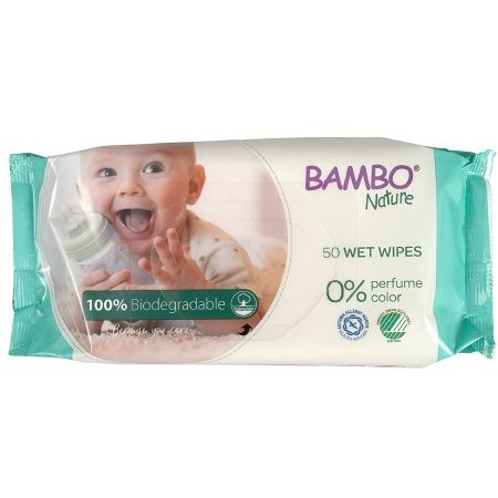 Bambo Nature Baby Wipes, Unscented