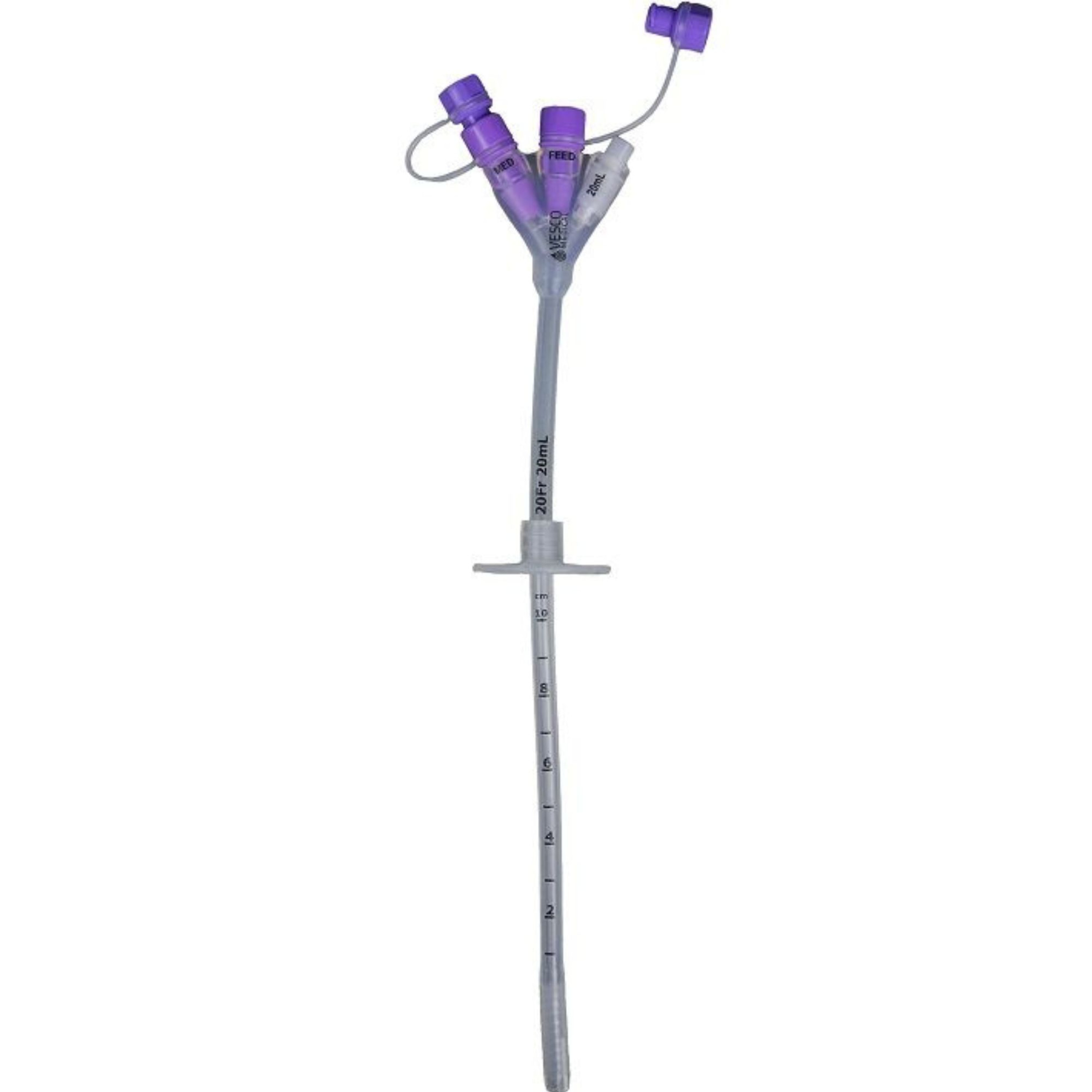 Vesco ENFit Gastrostomy Feeding Tube, 5 mL Balloon