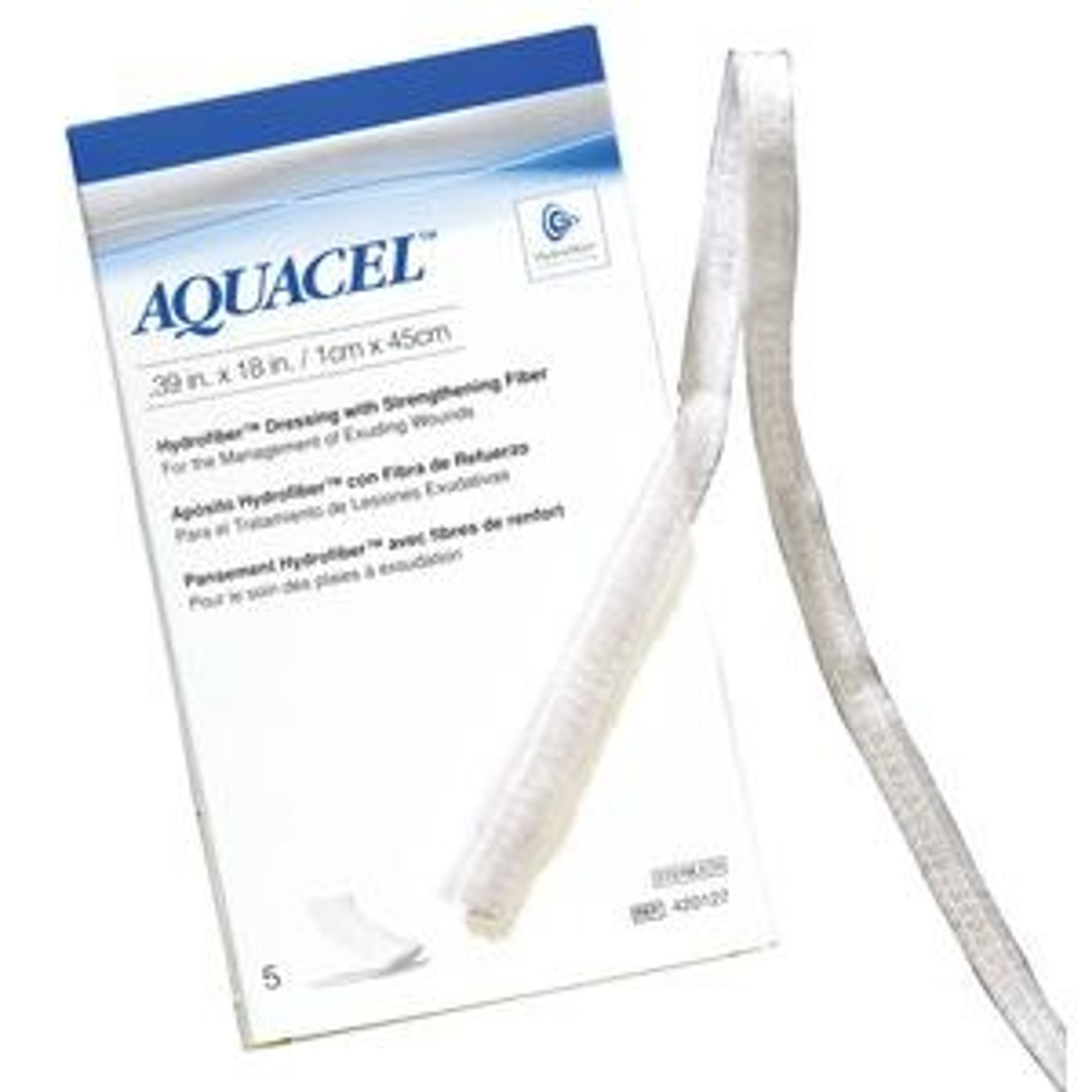 Aquacel Hydrofiber Ribbon Dressing with Strengthening Fiber
