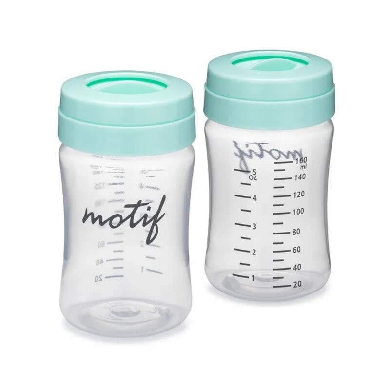Motif Luna Milk Collection Containers, 5 oz