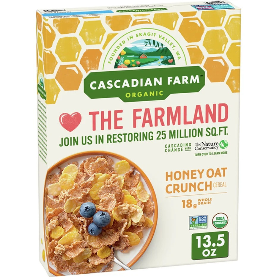 Cascadian Farm Organic Honey Crunch Oat Cereal