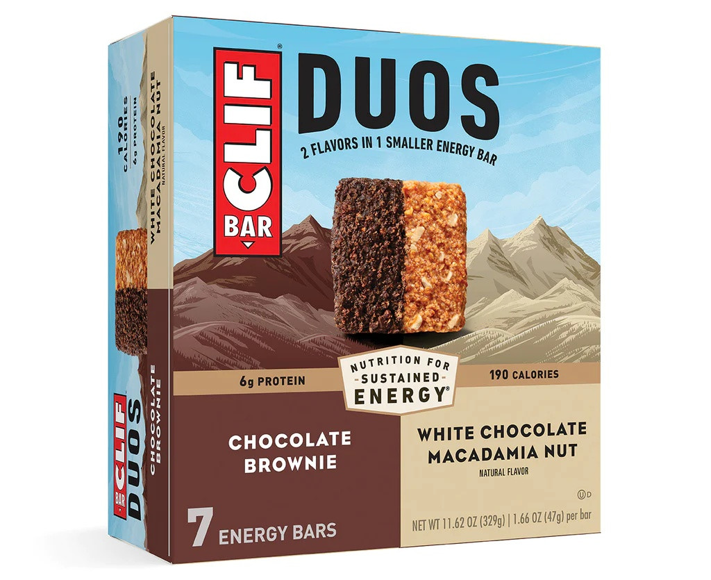 Clif Duos Brownie & Macadamia Nut Energy Bars