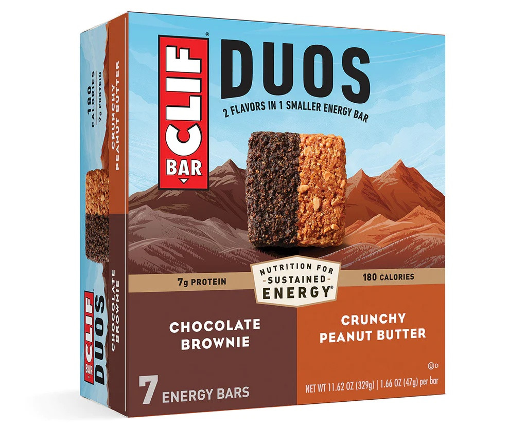 Clif Duos Brownie & Peanut Butter Energy Bars