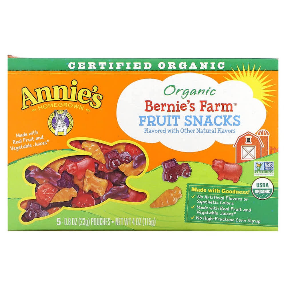 Annie's Homegrown Organic Bernie's Farm Fruit Snacks