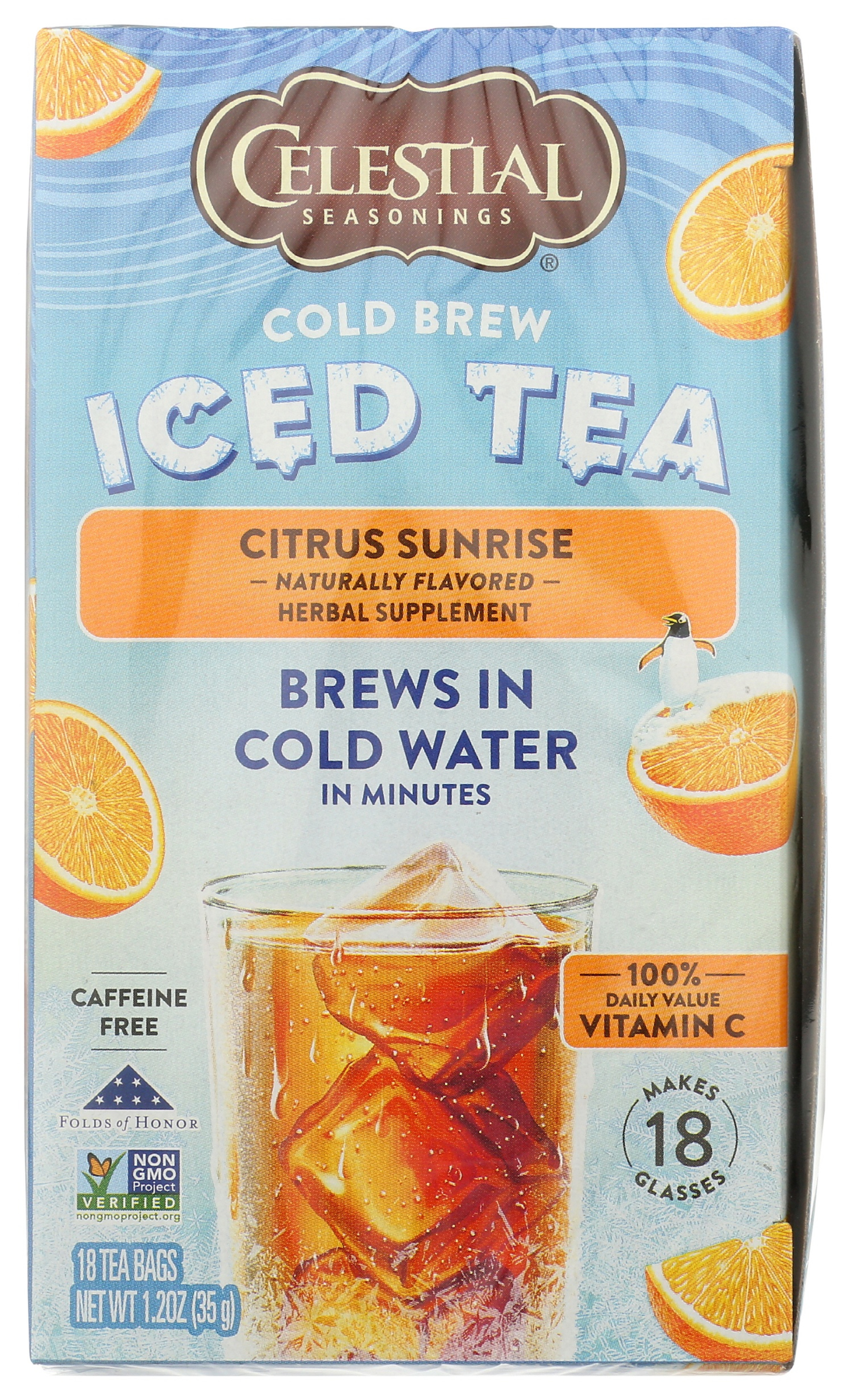 Celestial Seasonings Cold Brew Iced Tea Citrus Sunrise