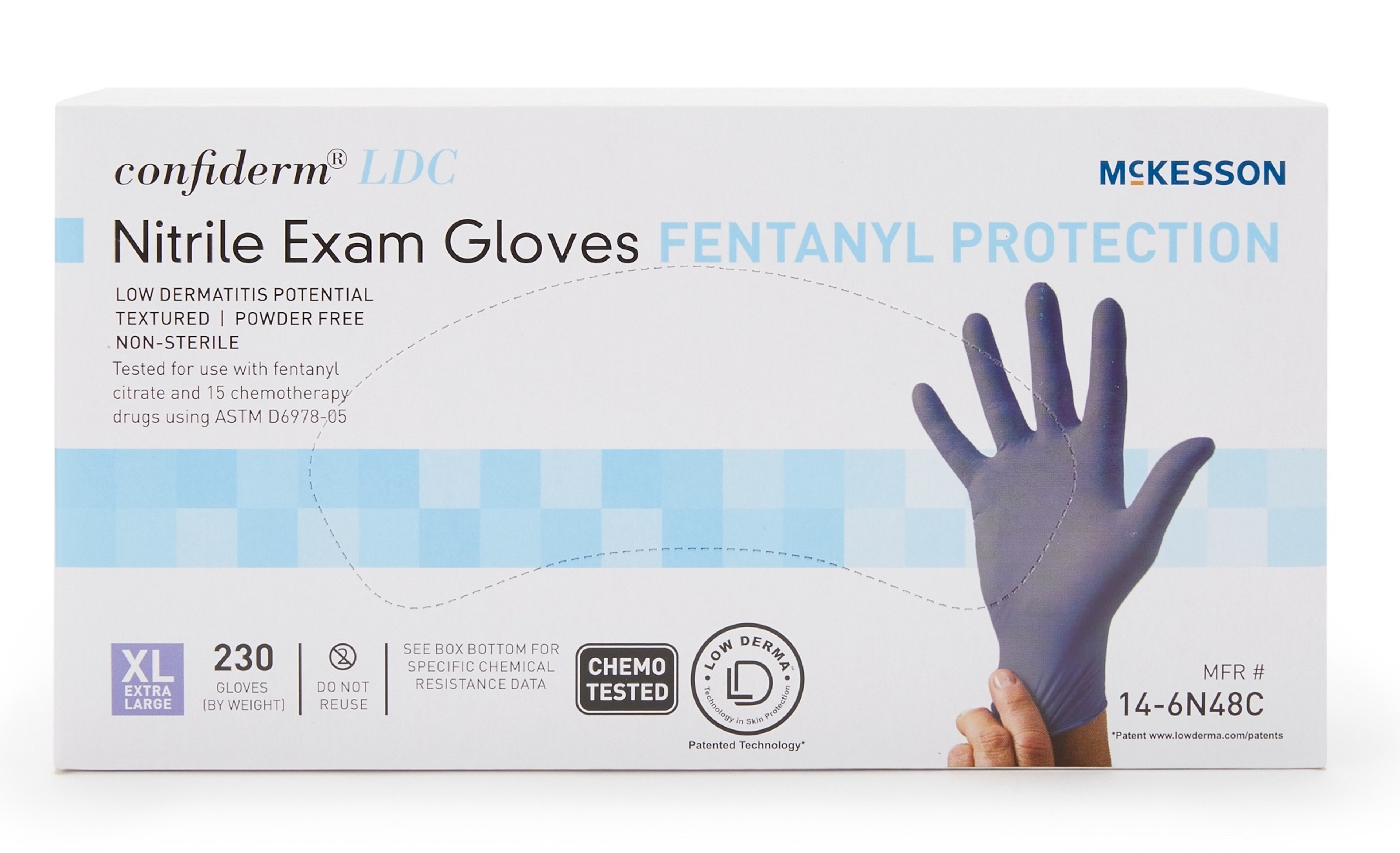 McKesson Confiderm Exam Glove LDC