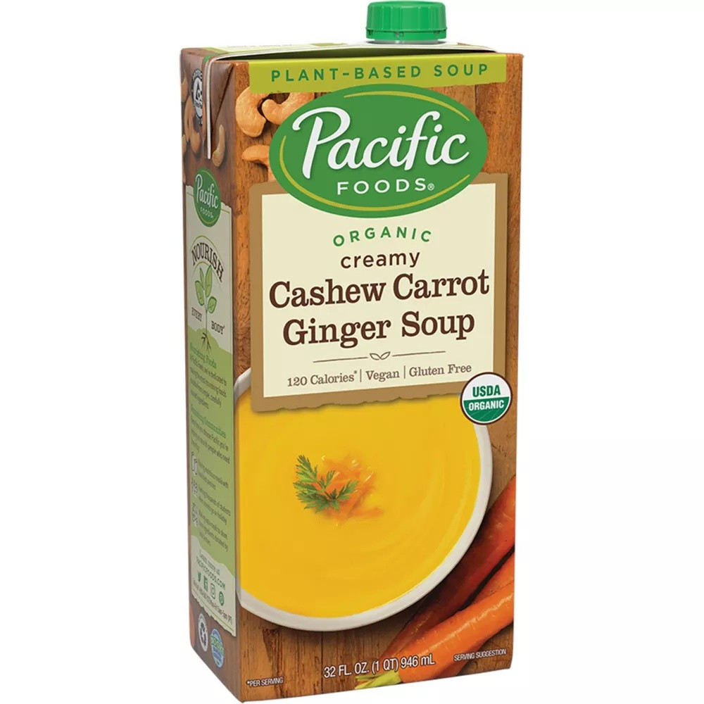Pacific Foods Organic Creamy Cashew Carrot Ginger Soup