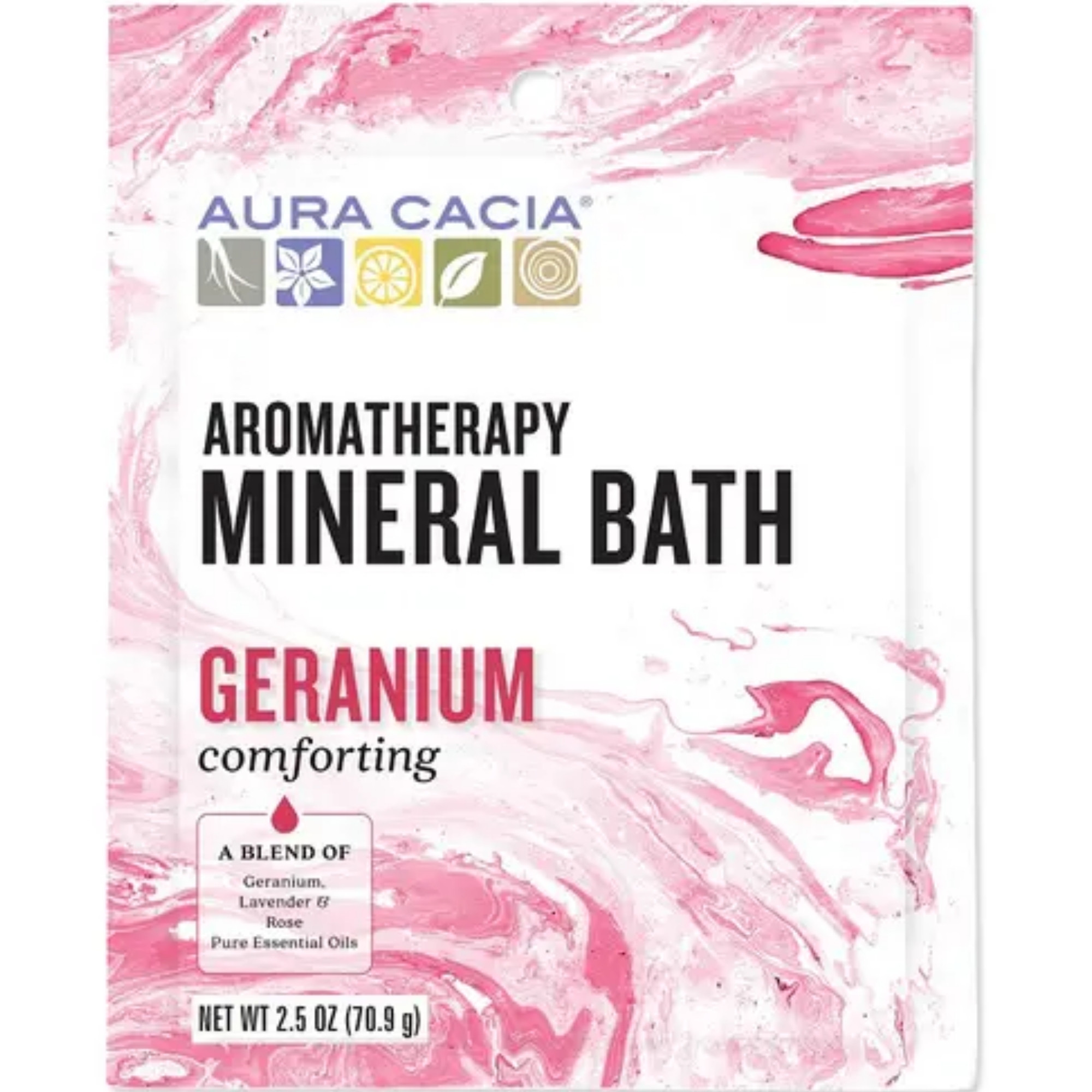Aura Cacia Geranium Mineral Bath