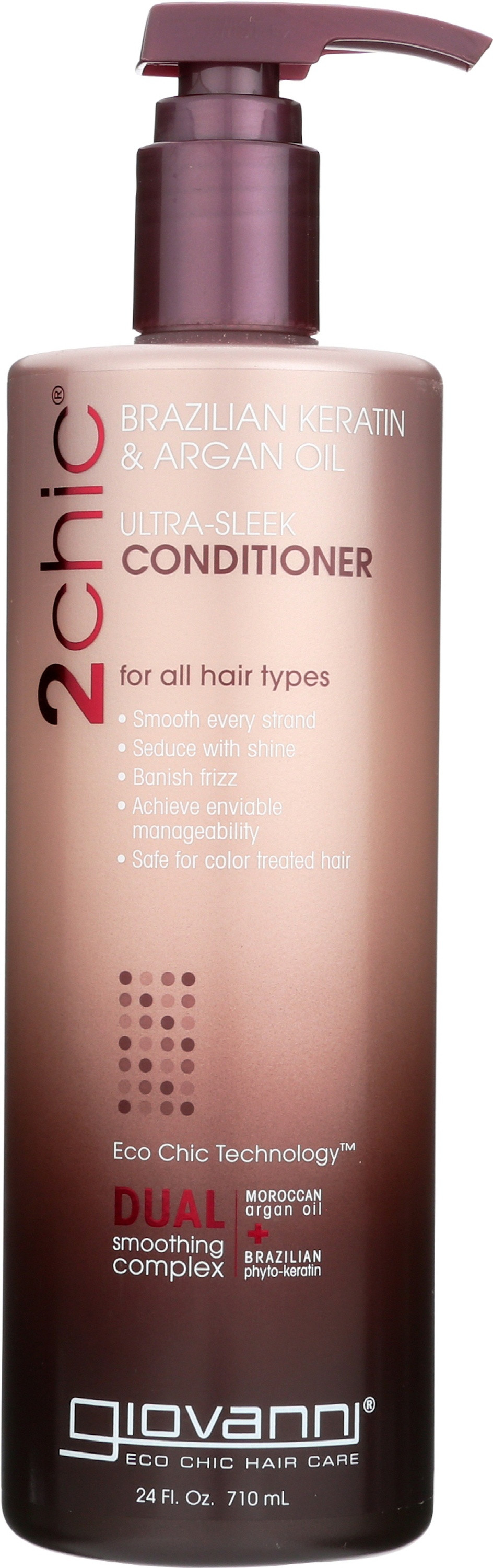 2chic Brazilian Keratin & Argan Oil Ultra Sleek Conditioner