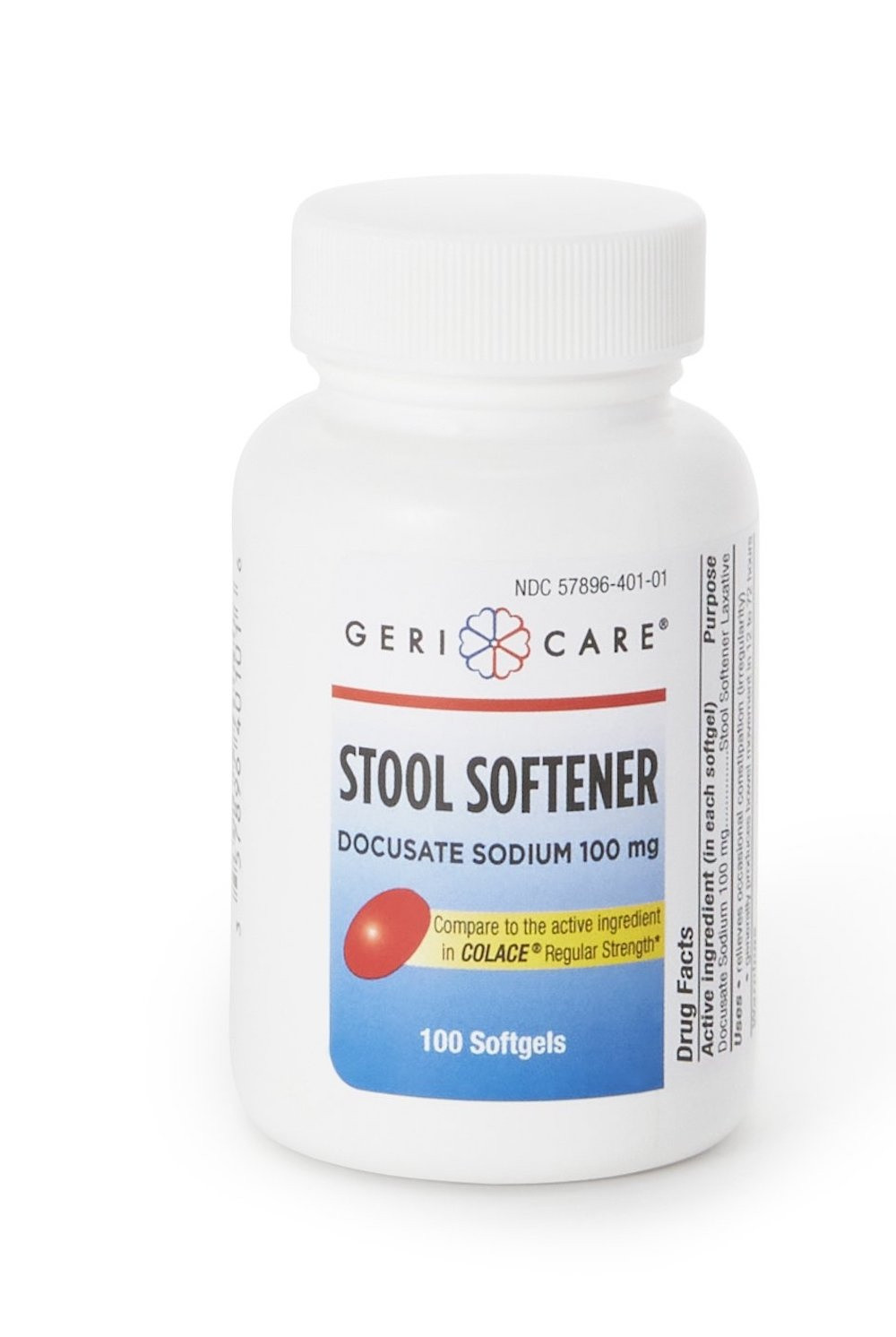 Geri-Care Stool Softener Docusate Sodium, 100 mg Strength