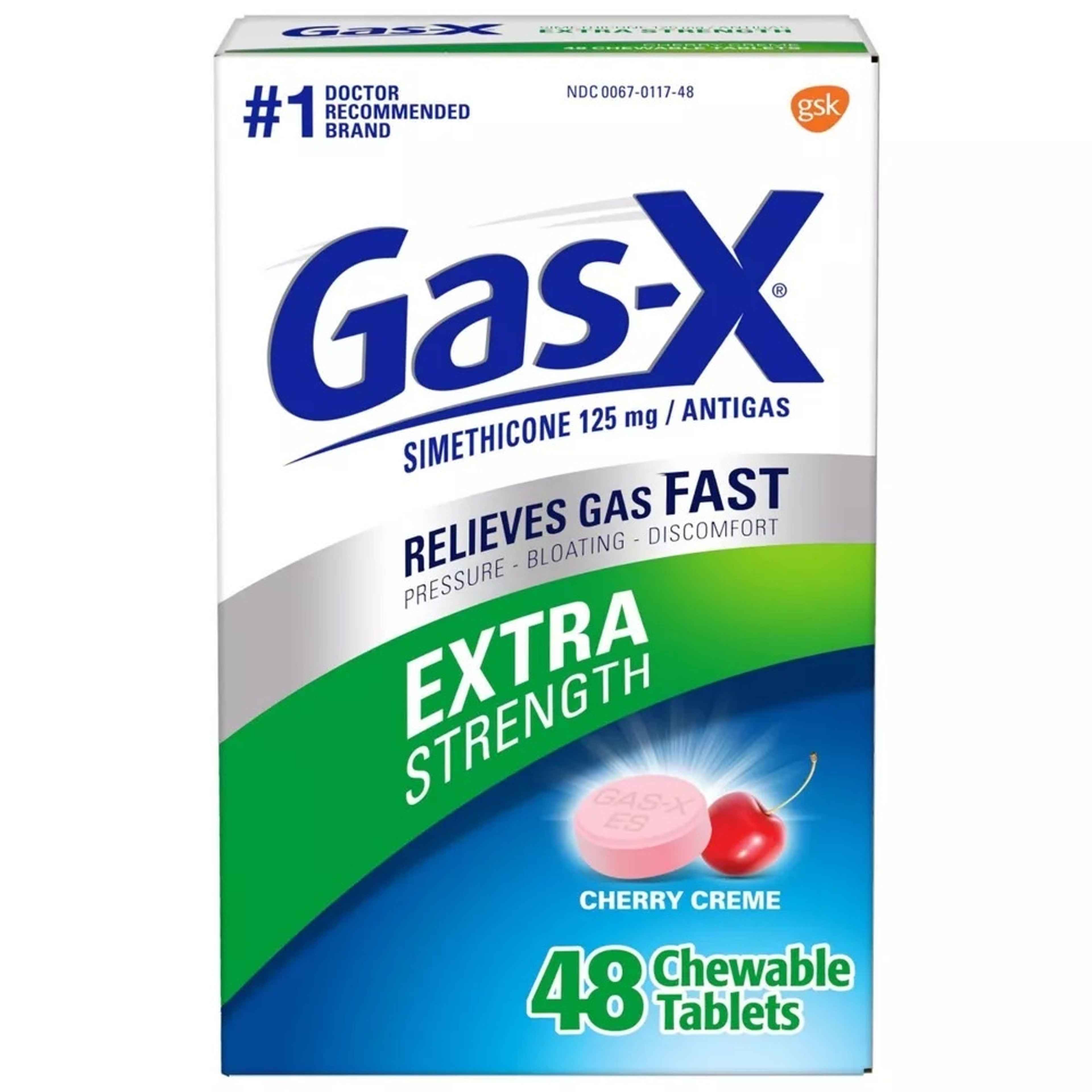 Gas-X Extra Strength Gas Relief Chewable Cherry Crème Tablets