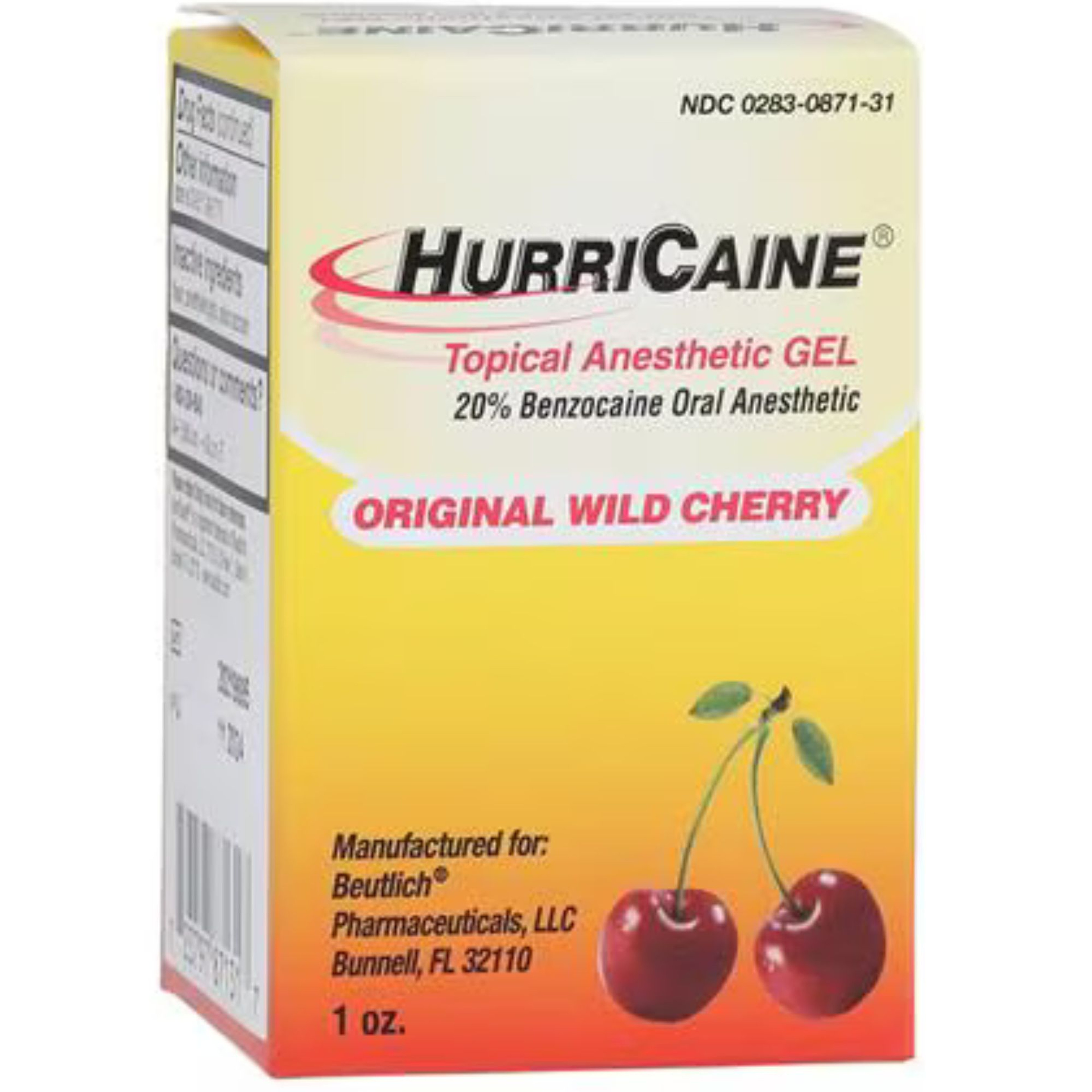 HurriCaine Benzocaine Oral Gel Pain Relief