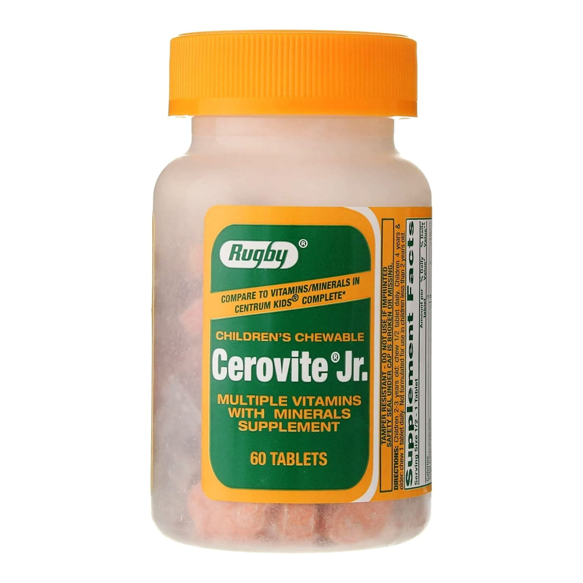 Cerovite Jr. Children's Chewable Multivitamin Supplement