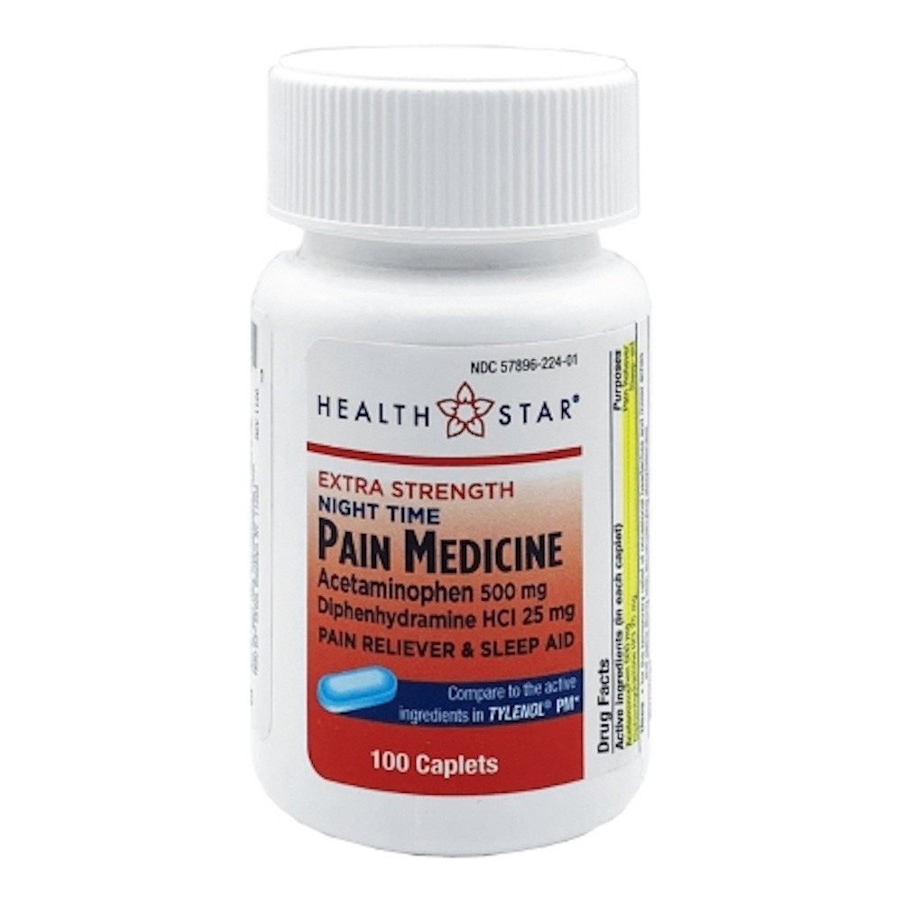 Health Star Night Time Extra Strength Pain Relief