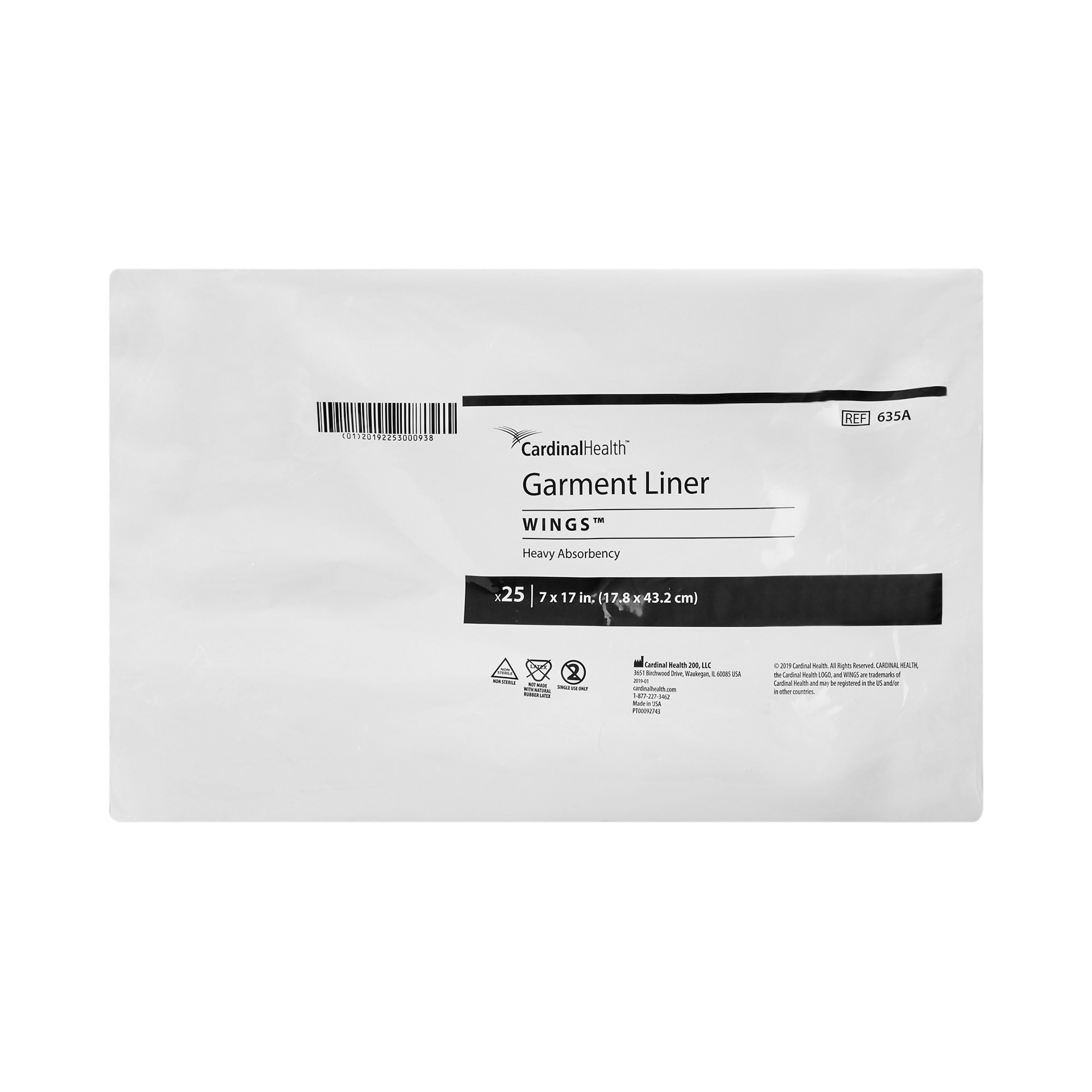 Wings Insert Pad, Moderate Absorbency