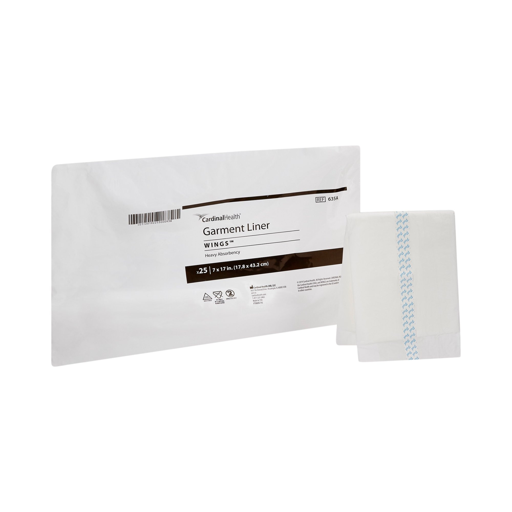 Wings Insert Pad, Moderate Absorbency