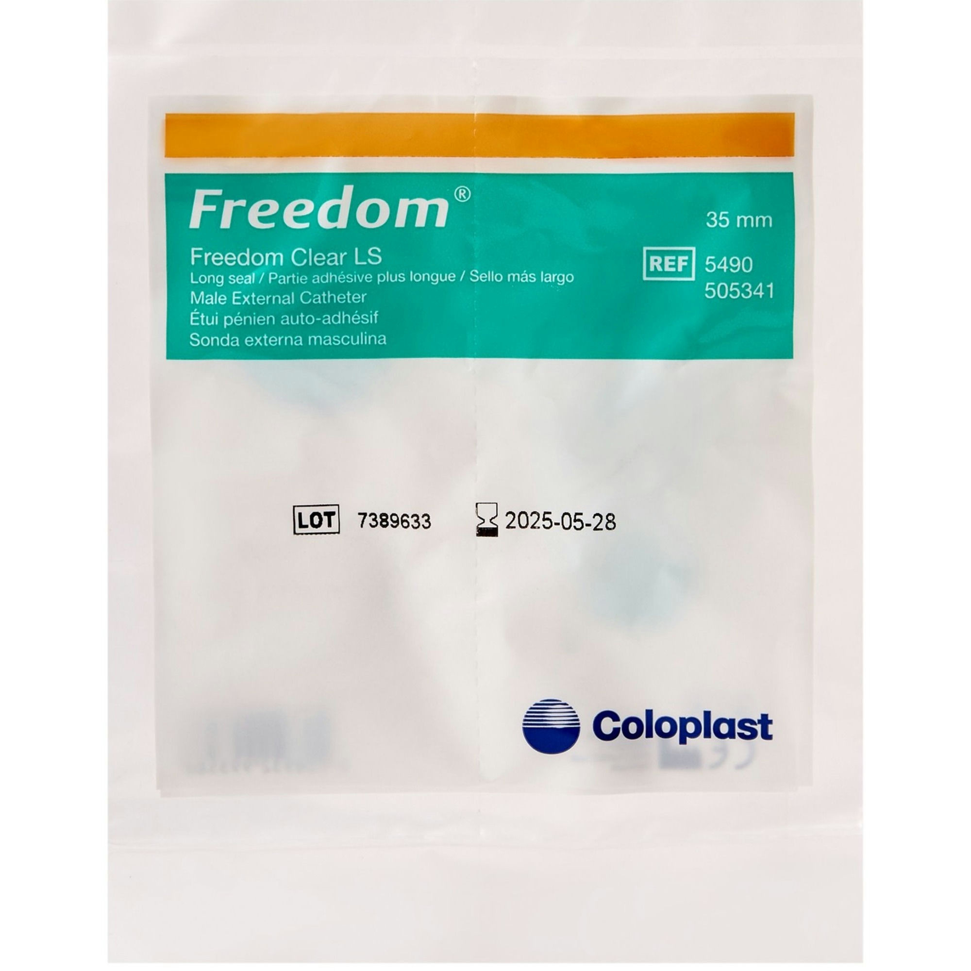 Coloplast Freedom Clear LS Male External Catheter