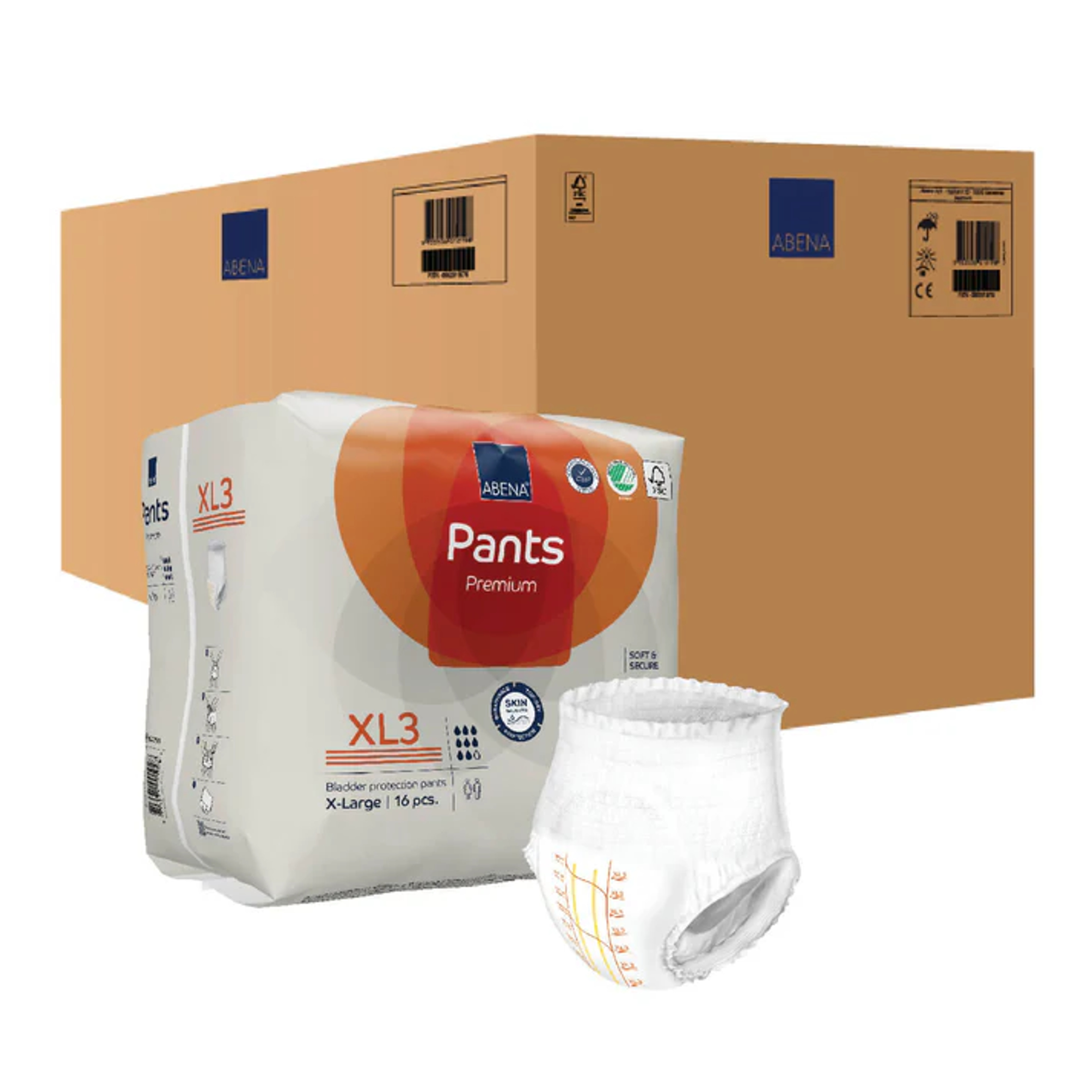 Abena Pants Pull-Up Underwear, Level 3s