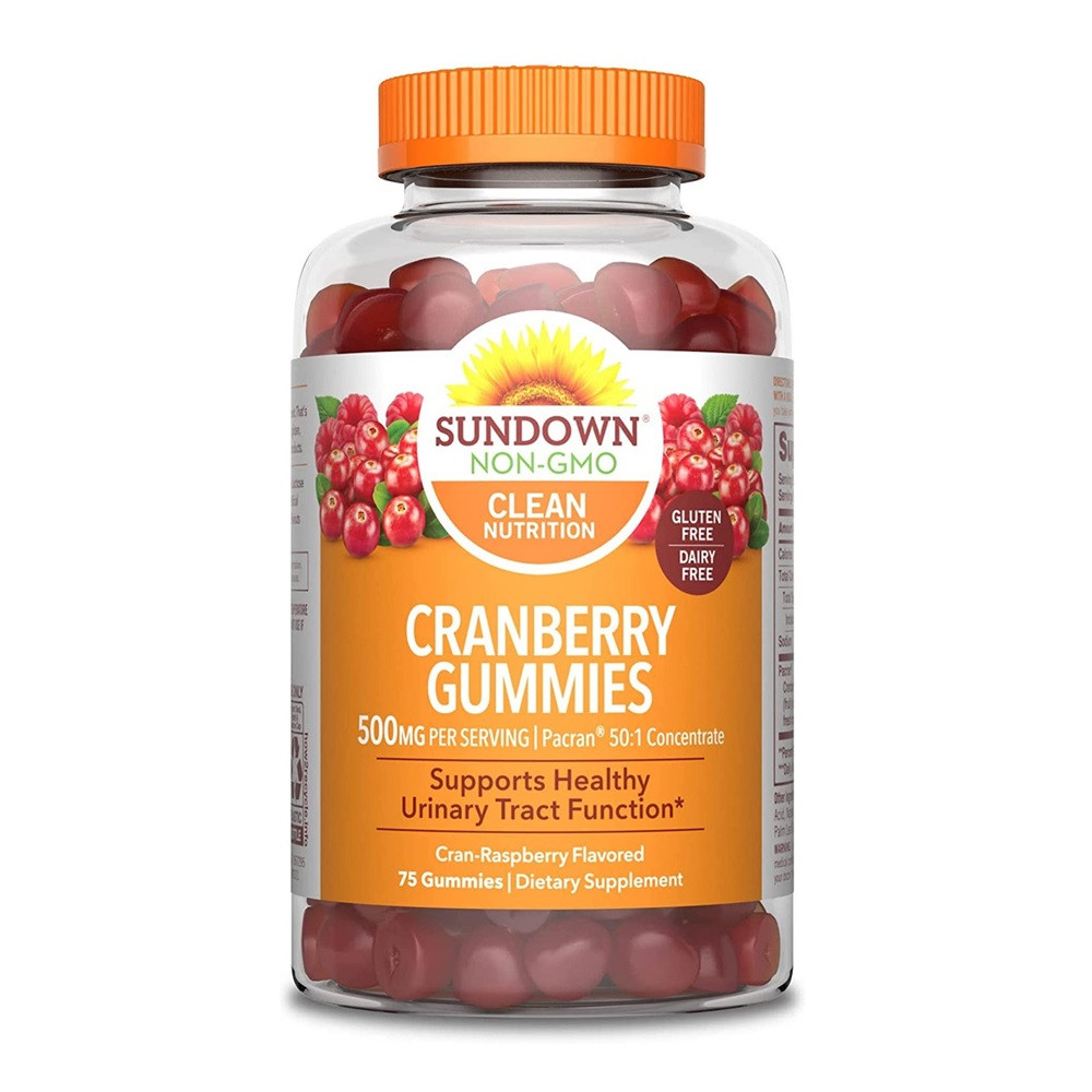 Sundown Cranberry Supplement 500mg Gummies