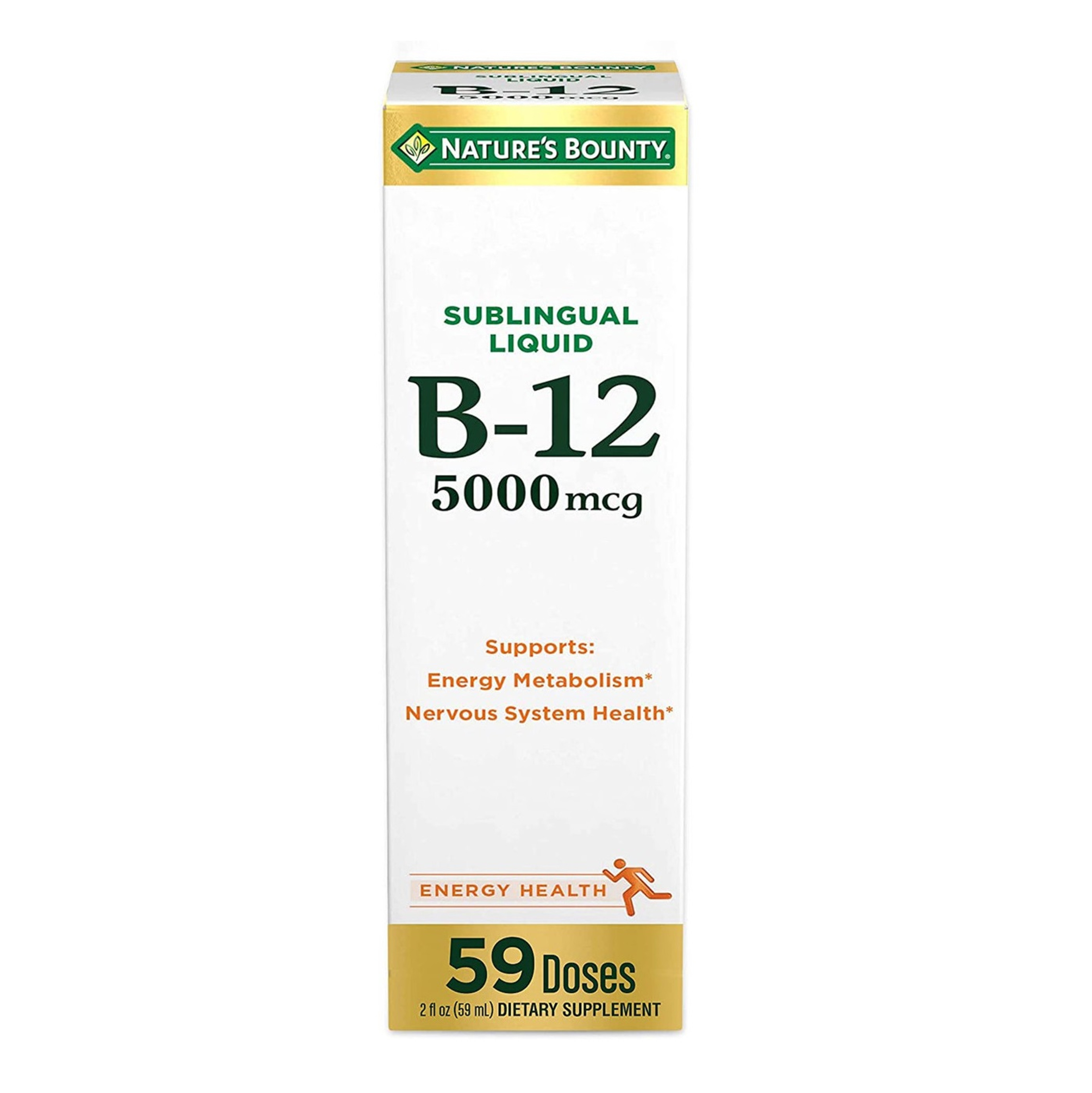 Nature's Bounty Vitamin B-12 5000mcg Sublingual Liquid