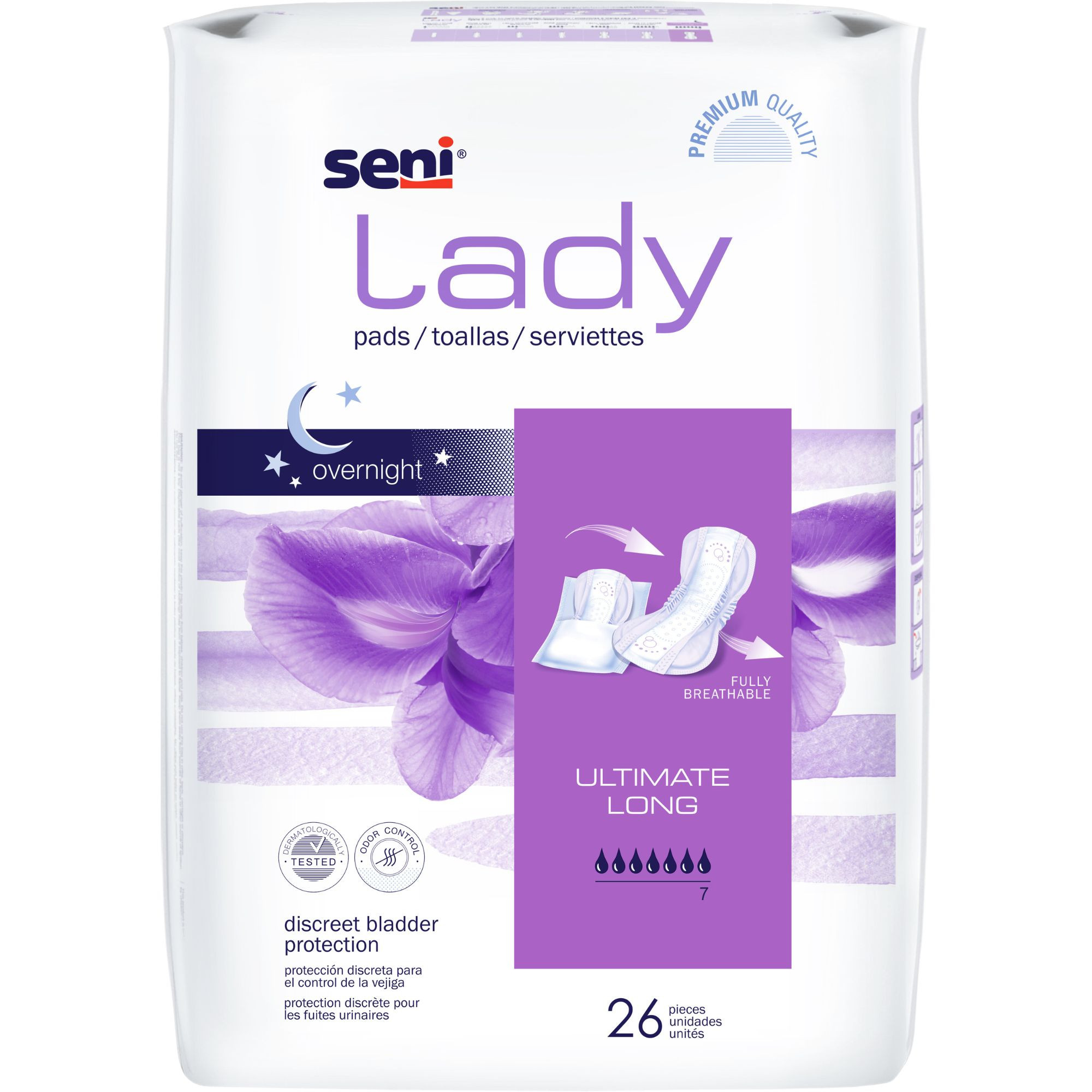 Seni Lady Ultimate Pads, Regular & Long