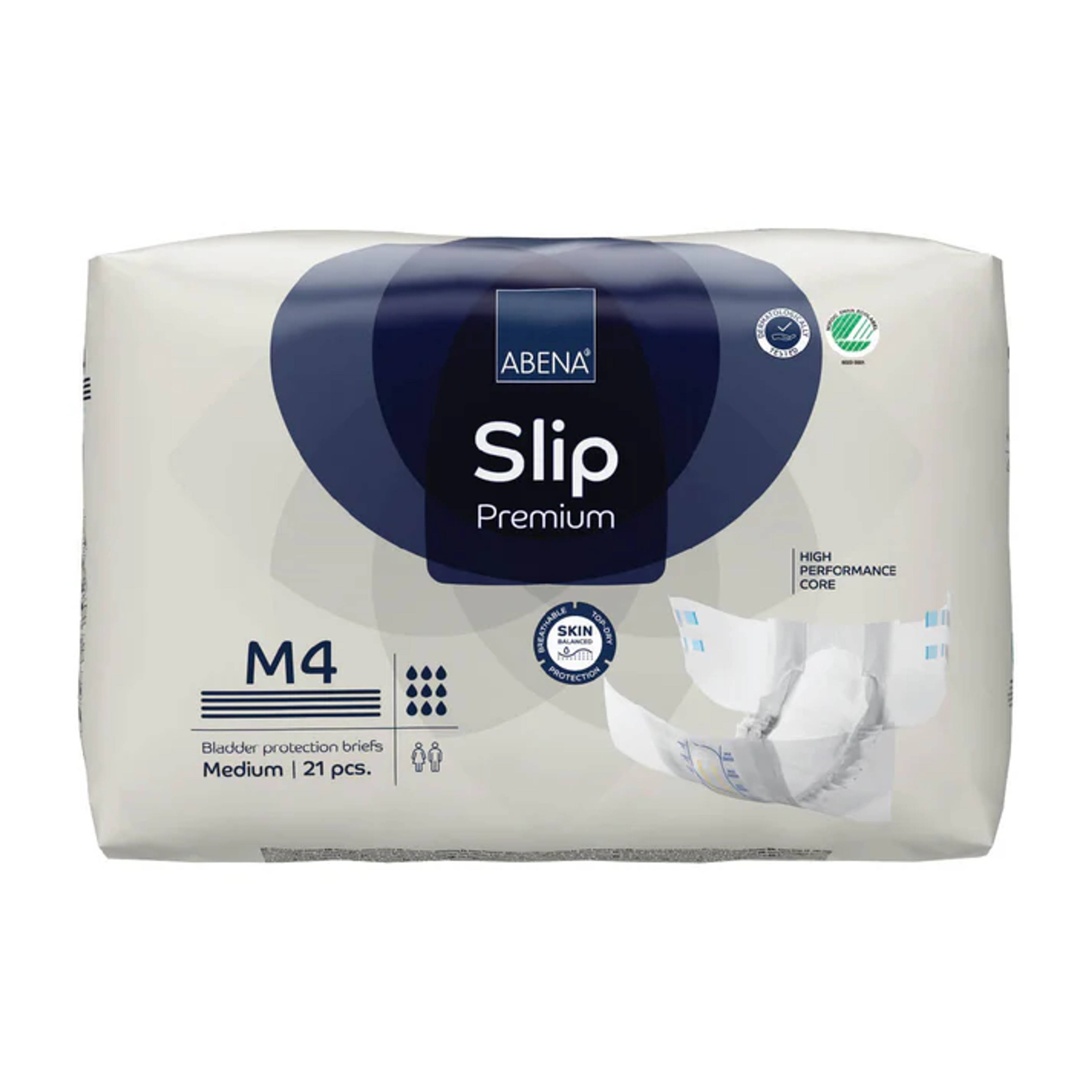 Abena Slip Premium Diapers with Tabs, Level 4s