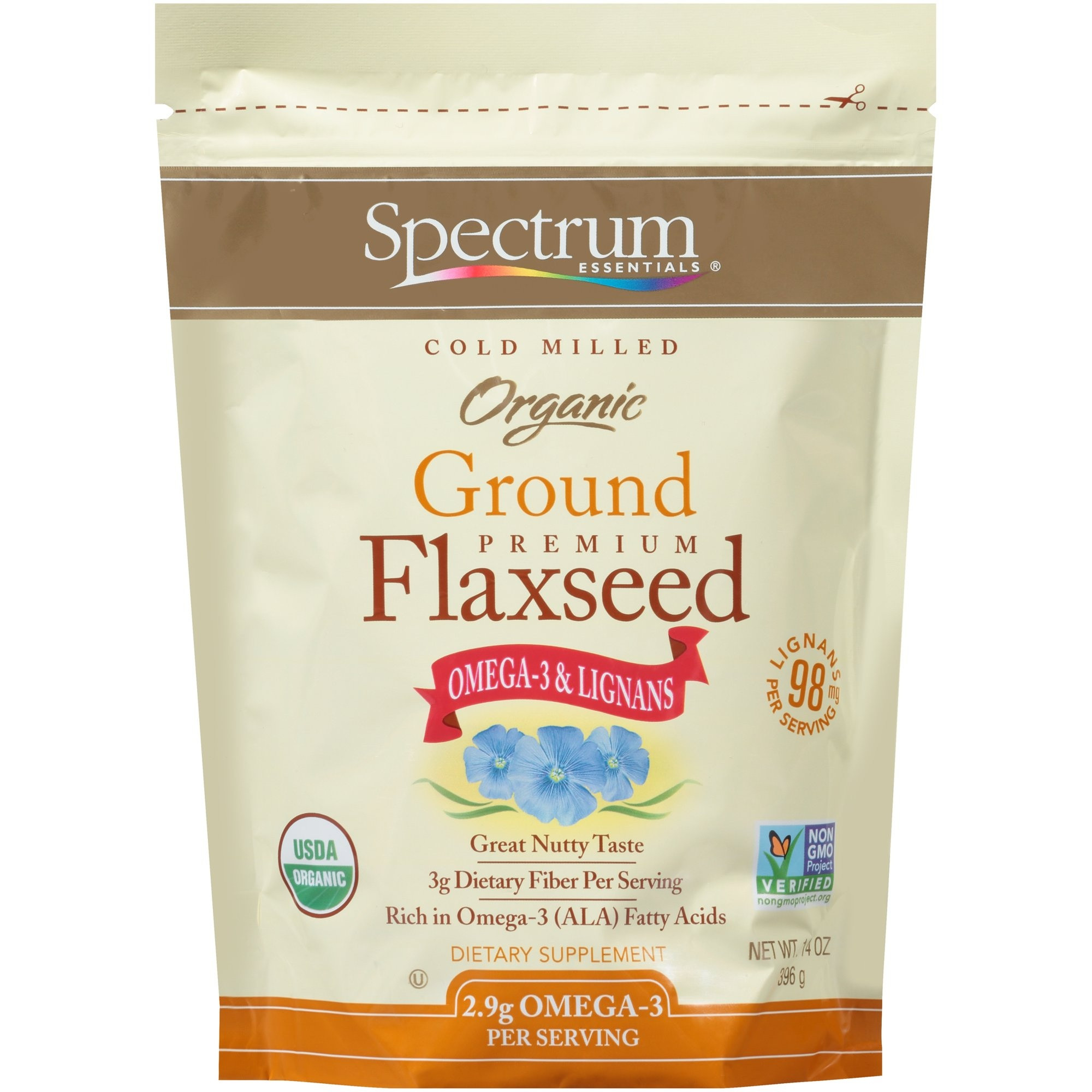 Spectrum Essentials Organic Ground Premium Flaxseed