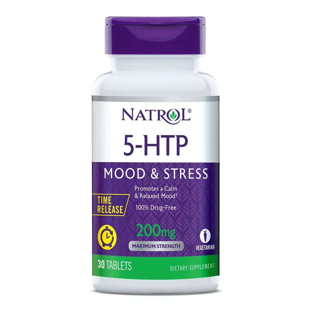 Natrol 5-HTP Mood & Stress 200mg Time Release Tablets