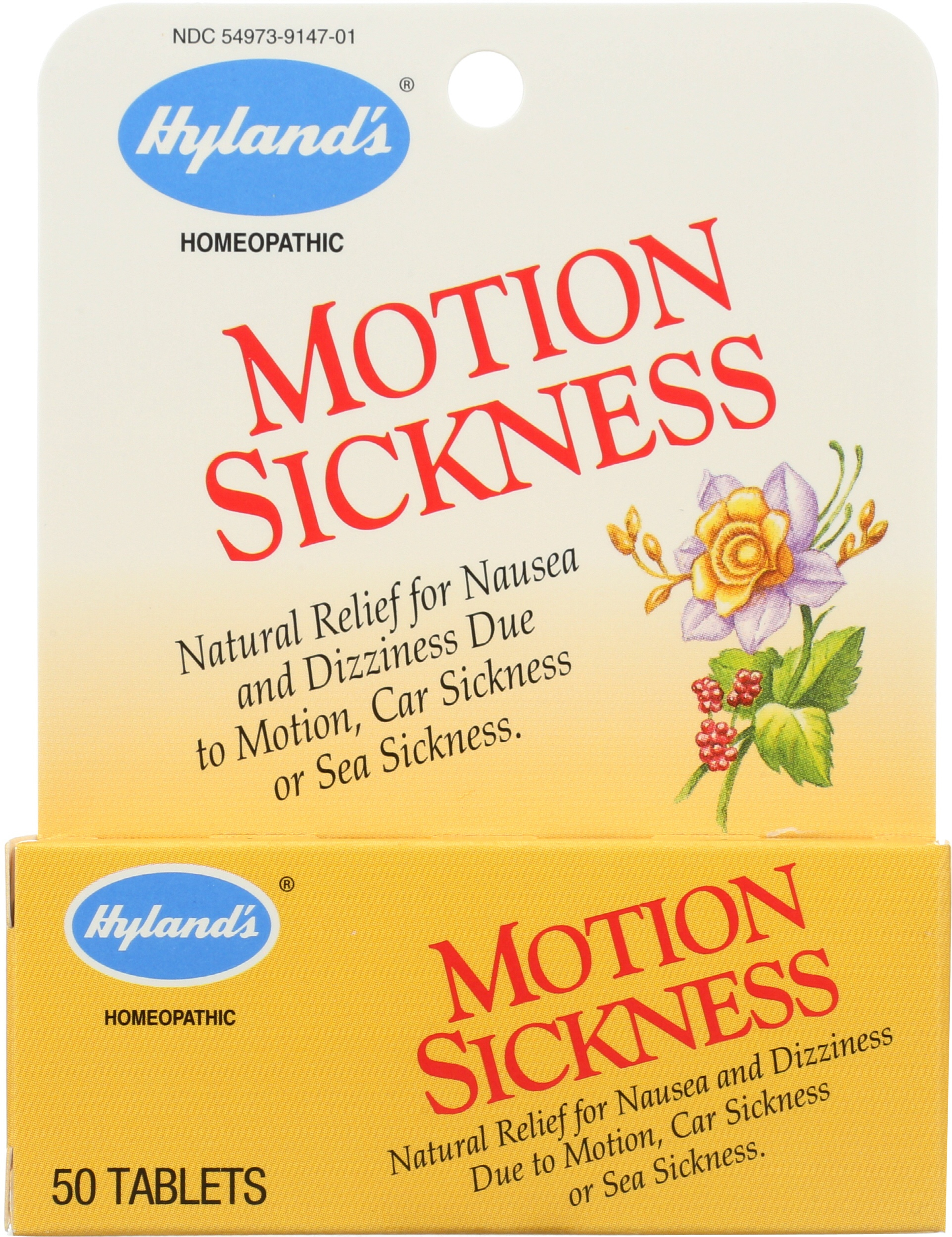 Hyland's Naturals Motion Sickness Tablets