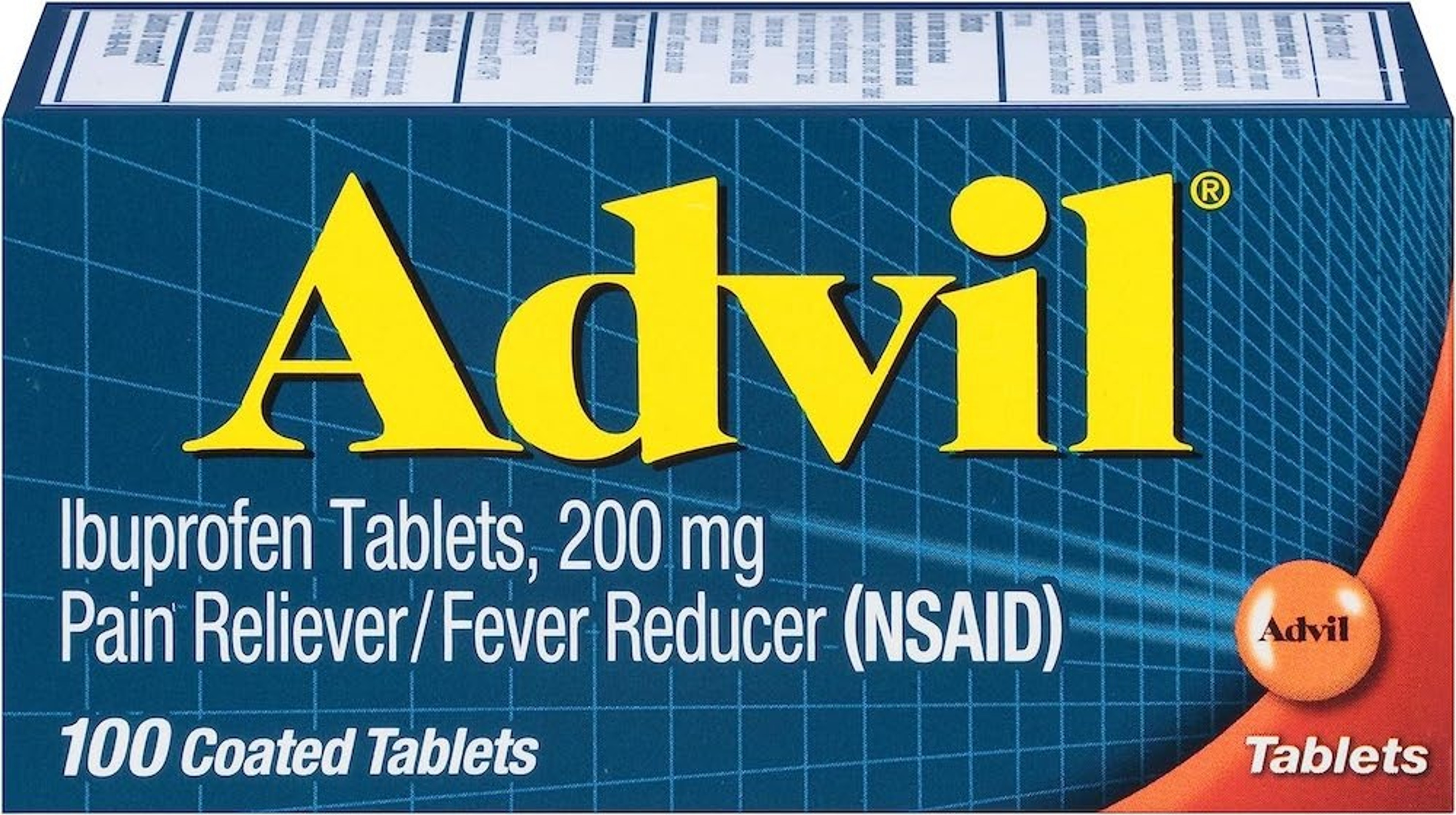 Advil Ibuprofen Pain Relief Tablet, 200 mg