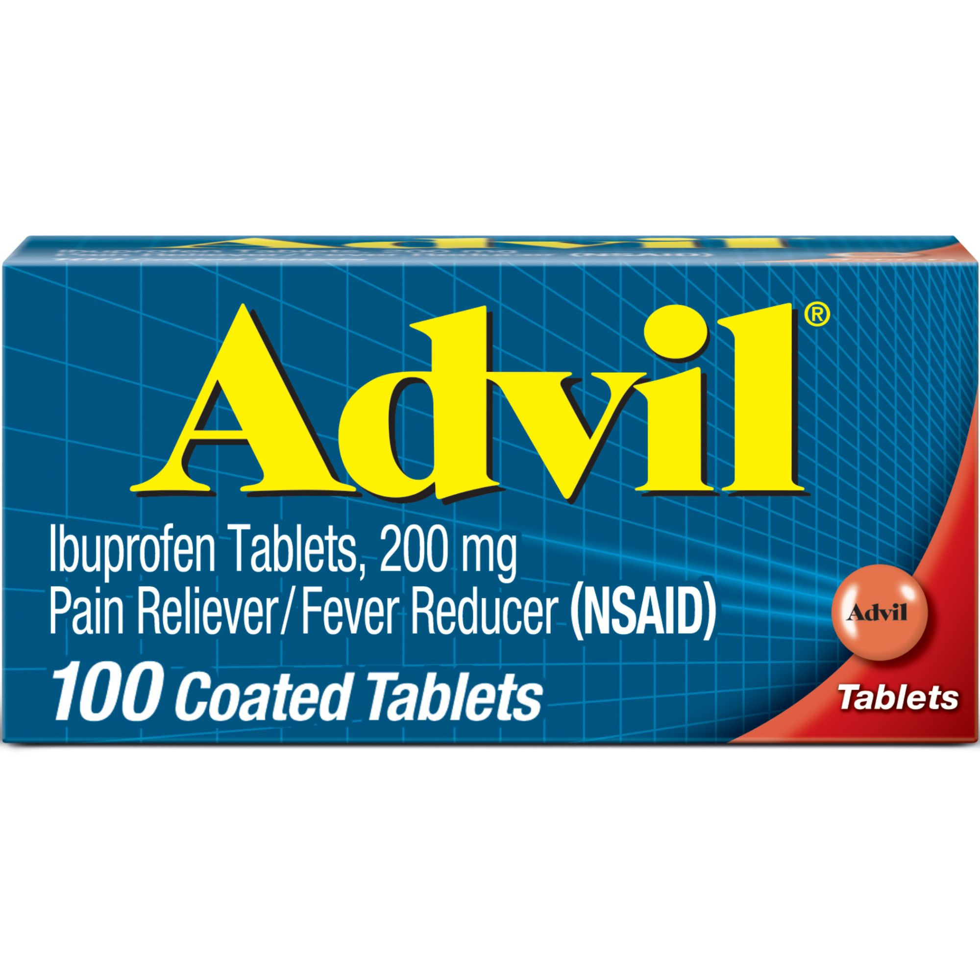 Advil Pain Reliever and Fever Reducer Tablets
