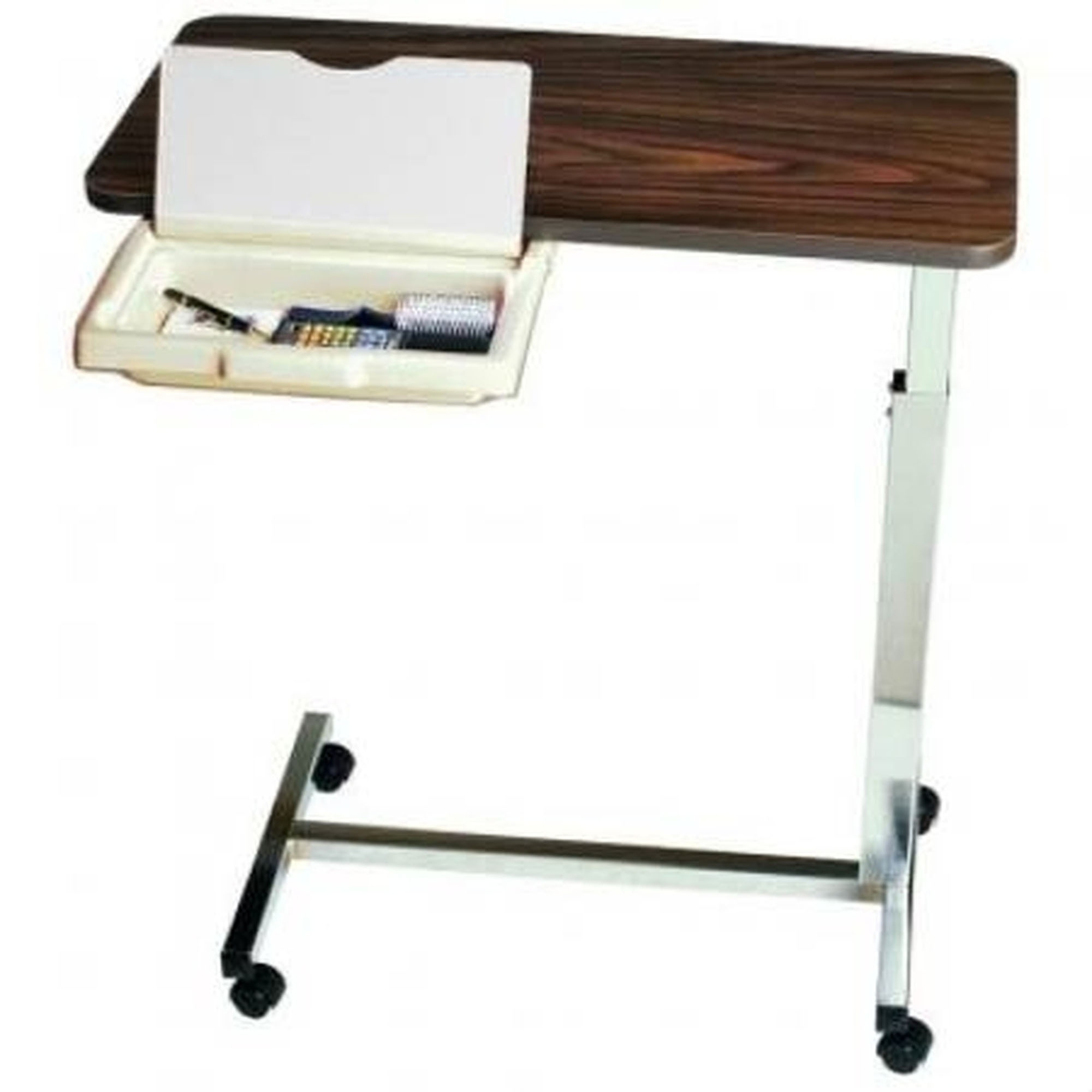 AmFab Overbed Table with Vanity
