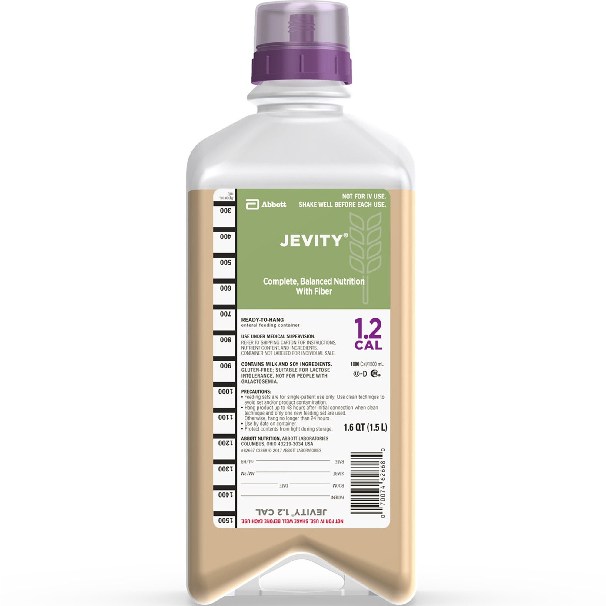 Jevity 1.2 Cal Tube Feeding Formula
