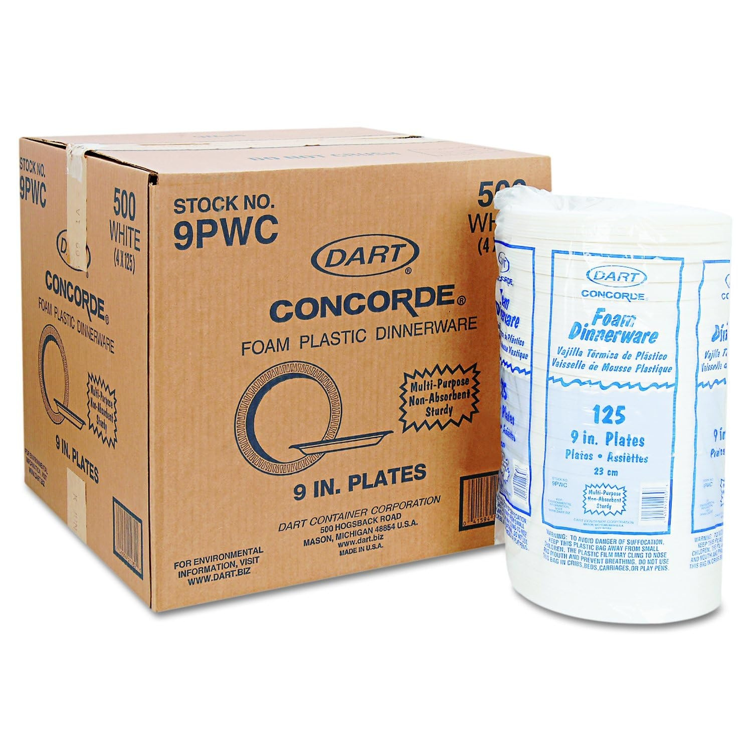 Dart Concorde Non-Laminated Foam Plates