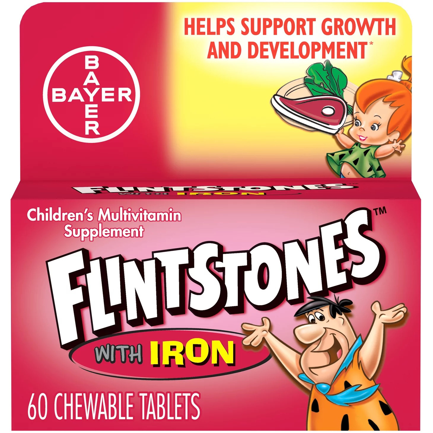 Flintstones Children's Chewable Multivitamins with Iron