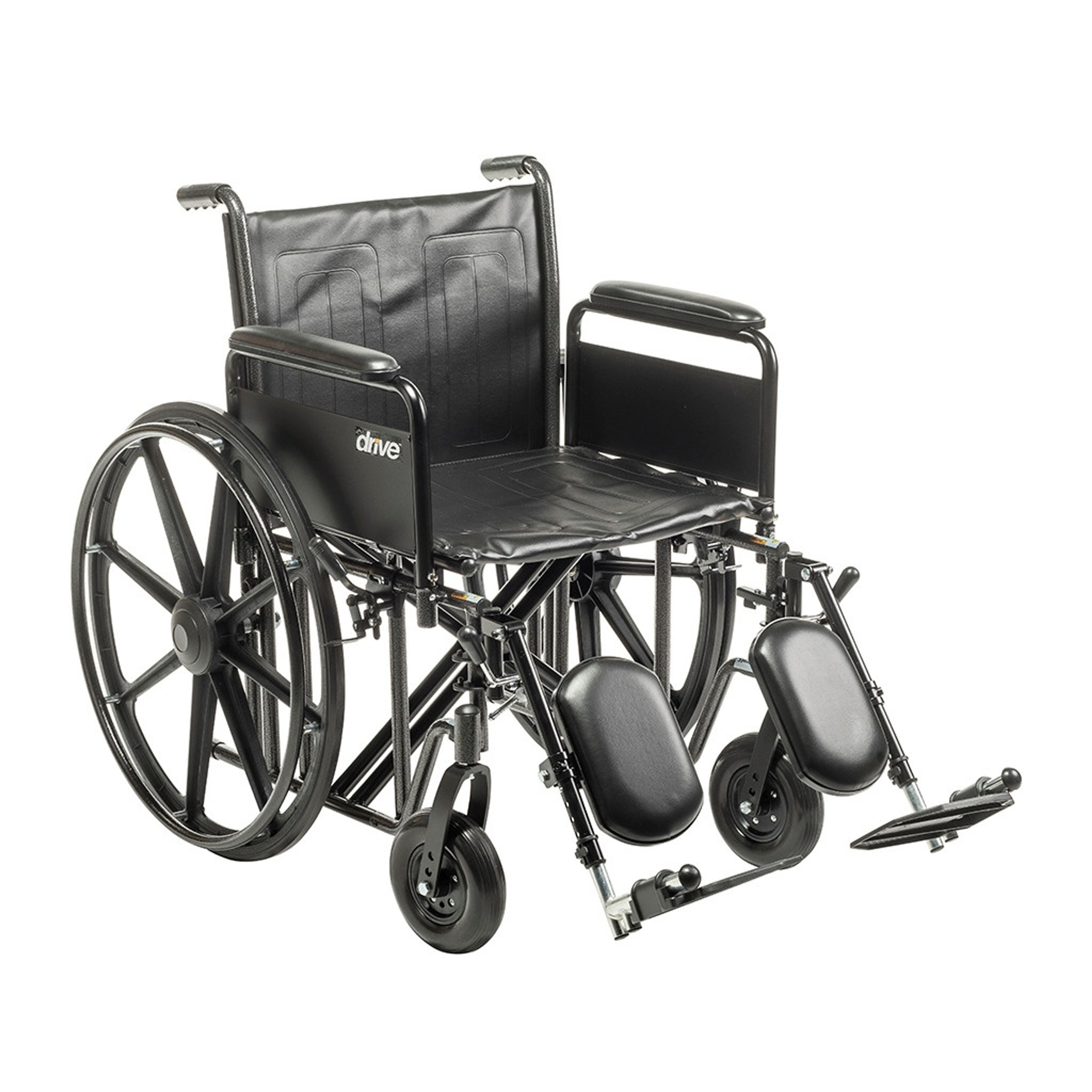 ★EMS★ EMBOSSED BARREL BAGRED Drive Bariatric Sentra EC Heavy-Duty Wheelchair, Detachable