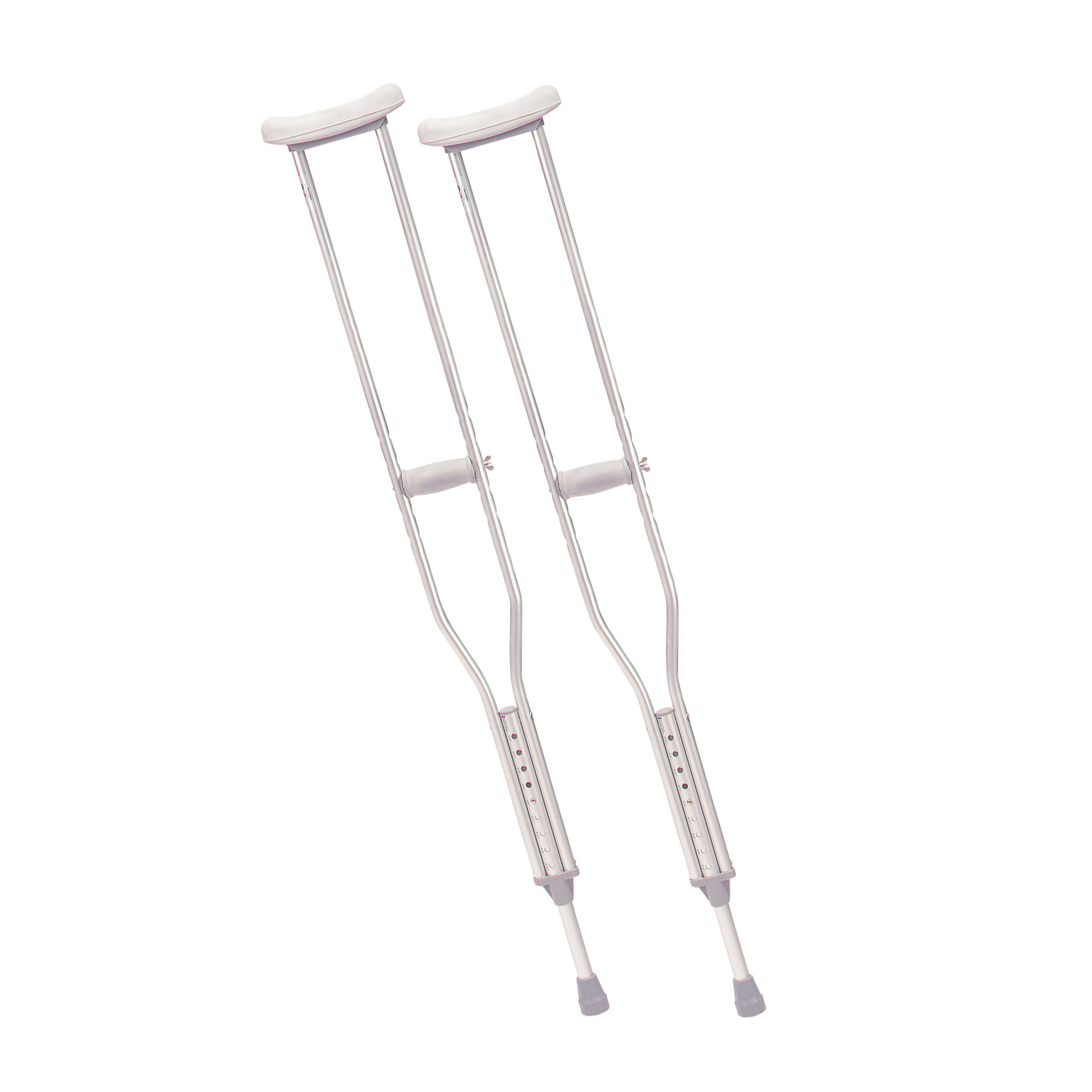 Drive Aluminum Crutches with Underarm Pad and Handgrip