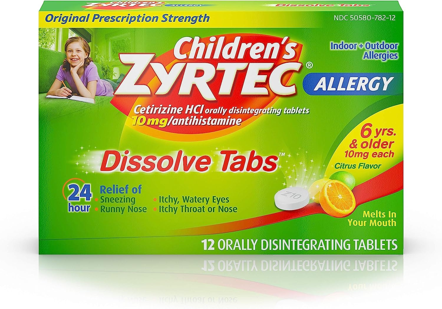 Zyrtec Children's 10mg Dissolve Tabs