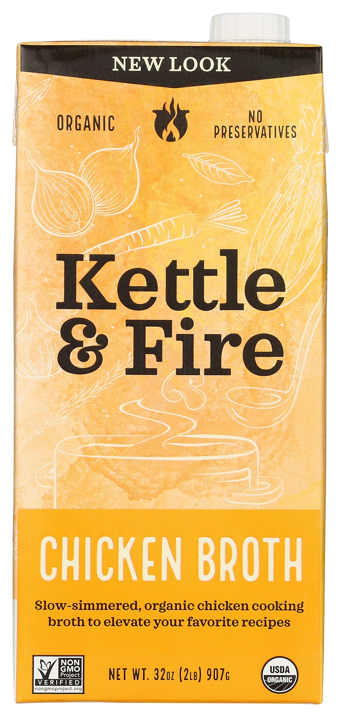 Kettle & Fire Chicken Cooking Broth