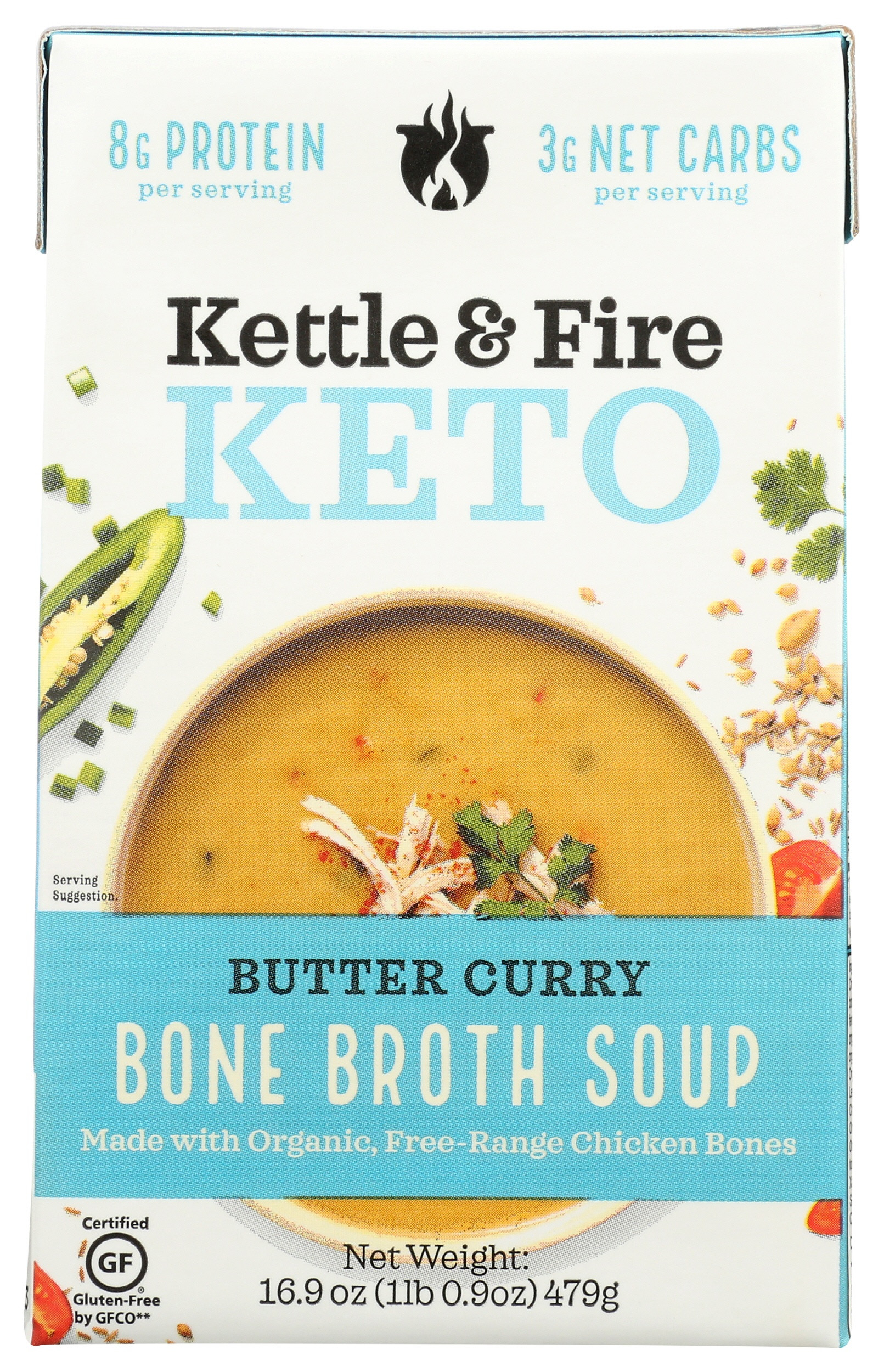 Kettle & Fire Keto Butter Curry Bone Broth Soup