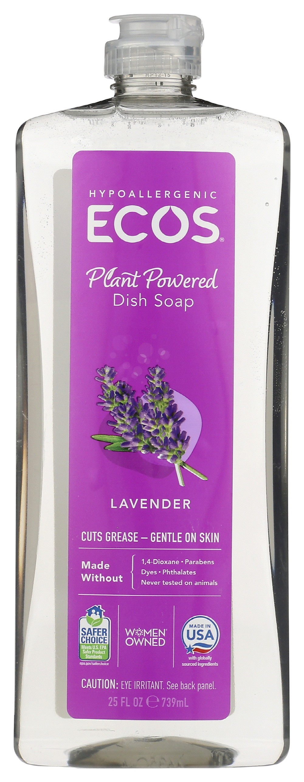 ECOS Plant Powered Dish Soap, Lavender