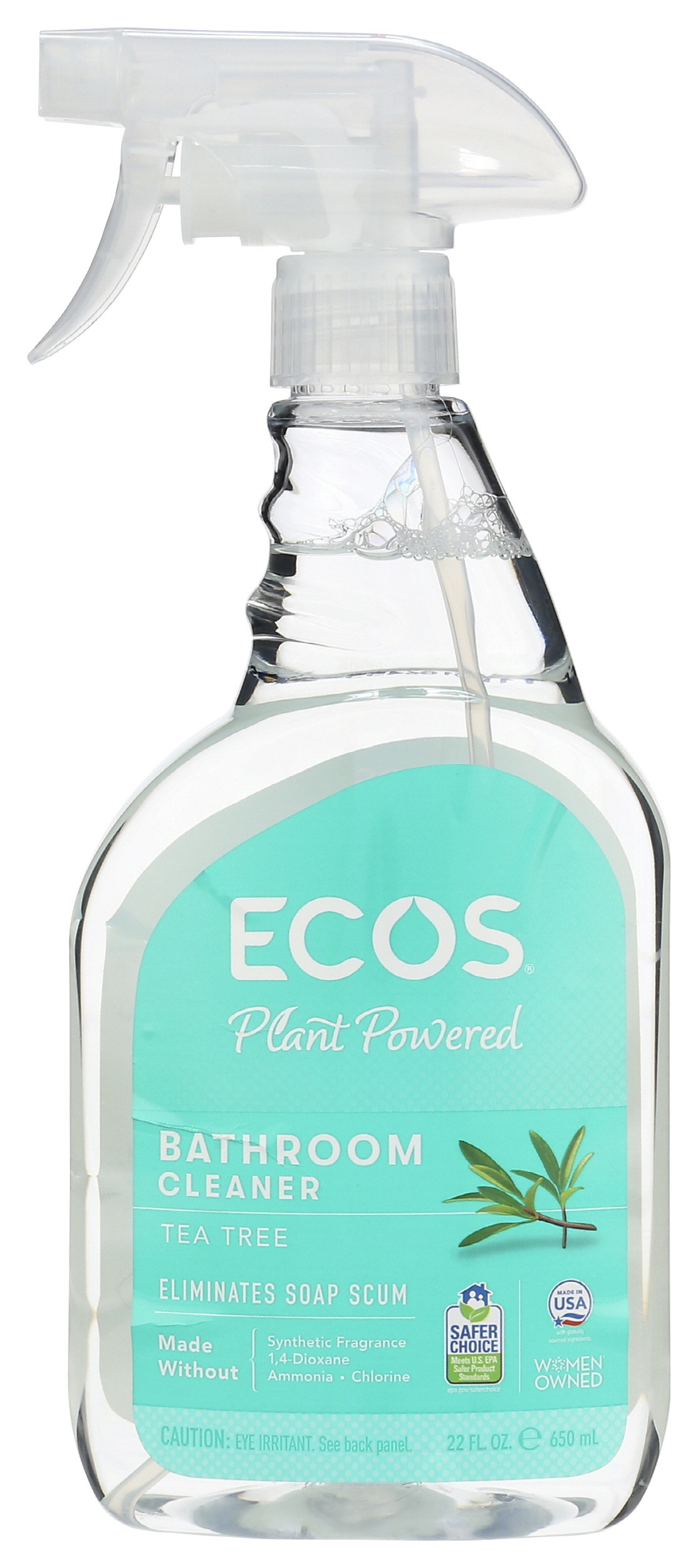 ECOS Plant Powered Bathroom Cleaner, Tea Tree Scent