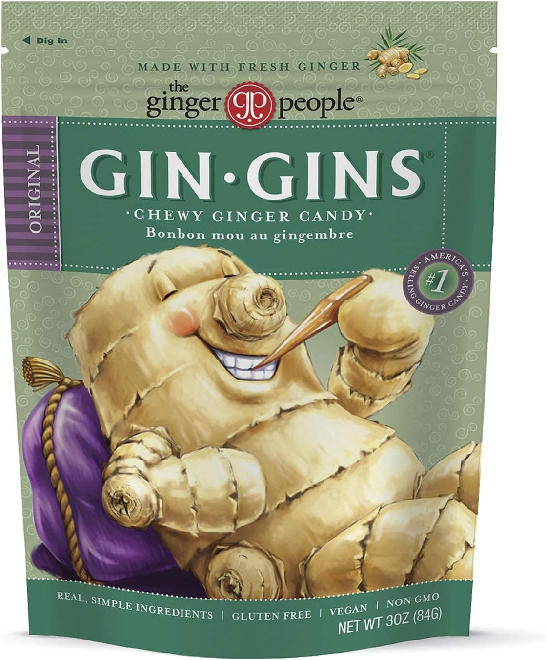 The Ginger People Gin Gins Ginger Chews