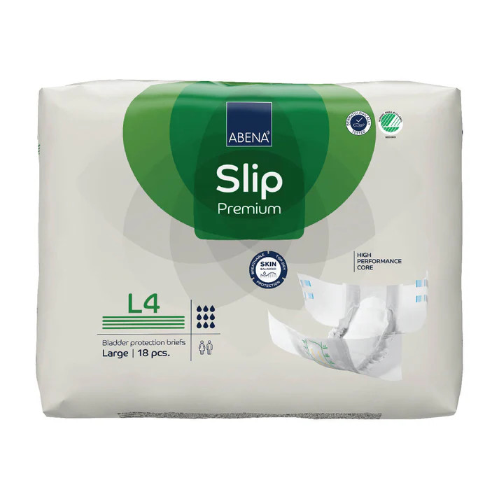 Abena Slip Premium Diapers with Tabs, Level 4s