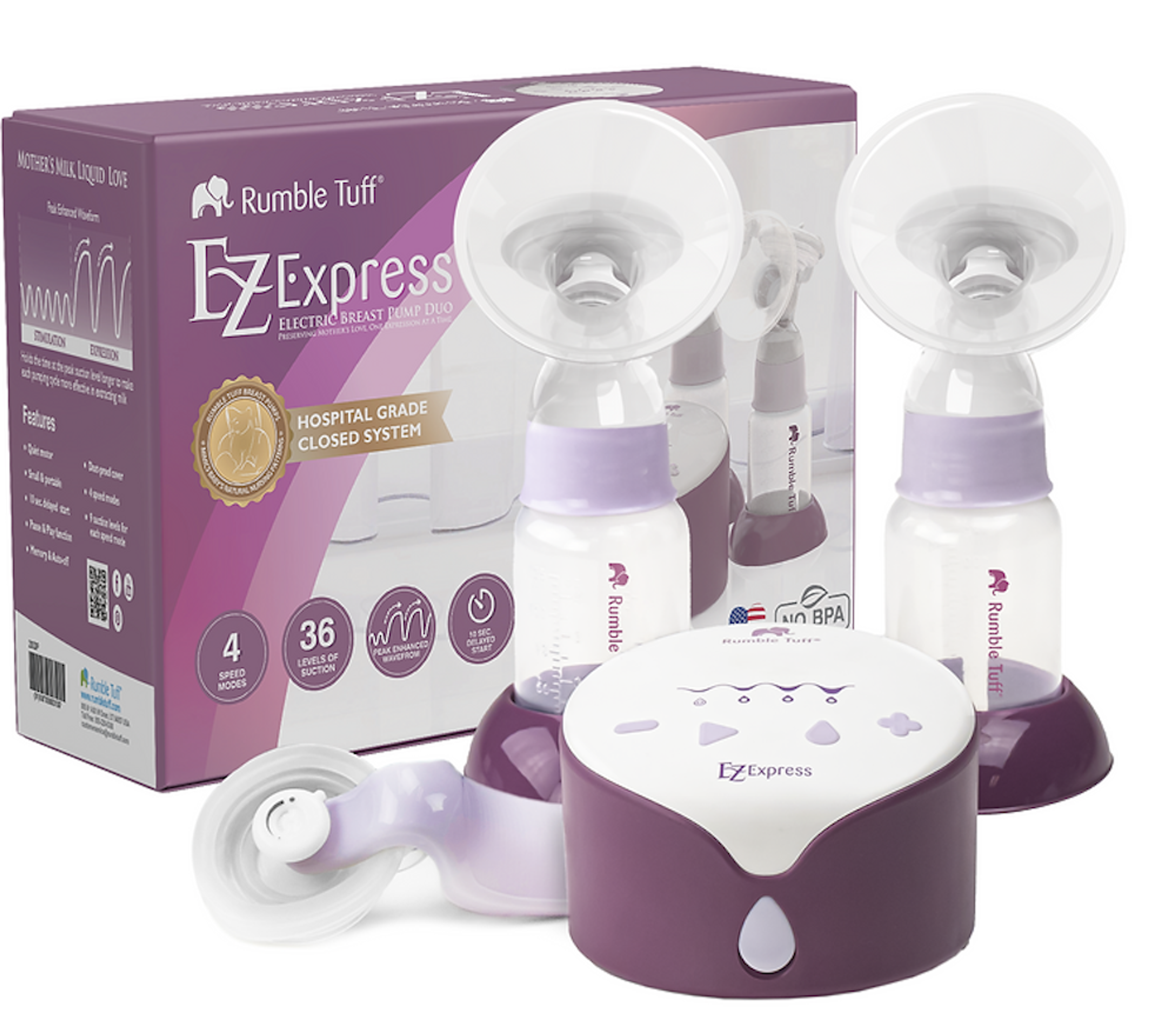 Rumble Tuff EZ Express Electric Breast Pump