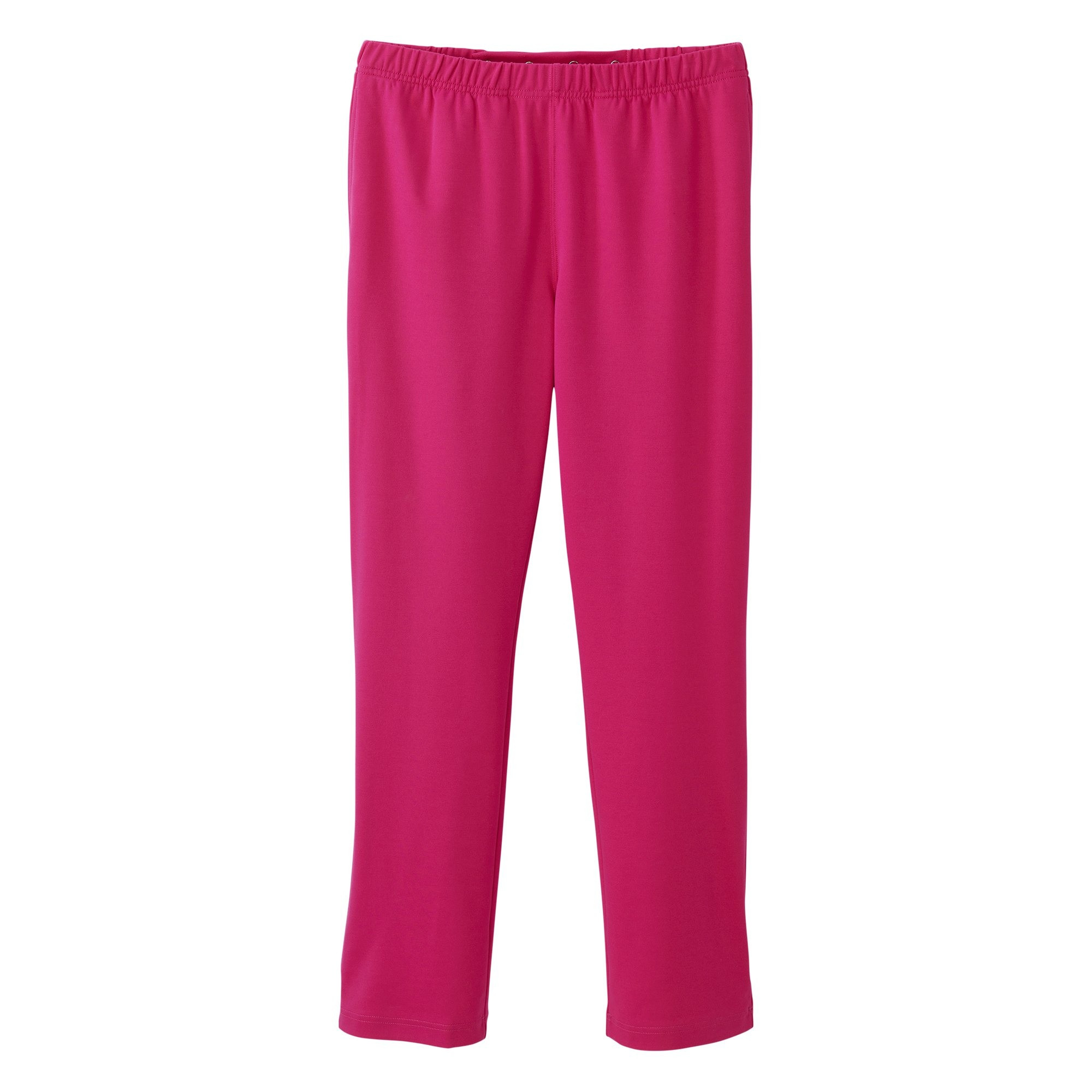 Silverts Women's Open Back Soft Knit Pant, Extreme Pink