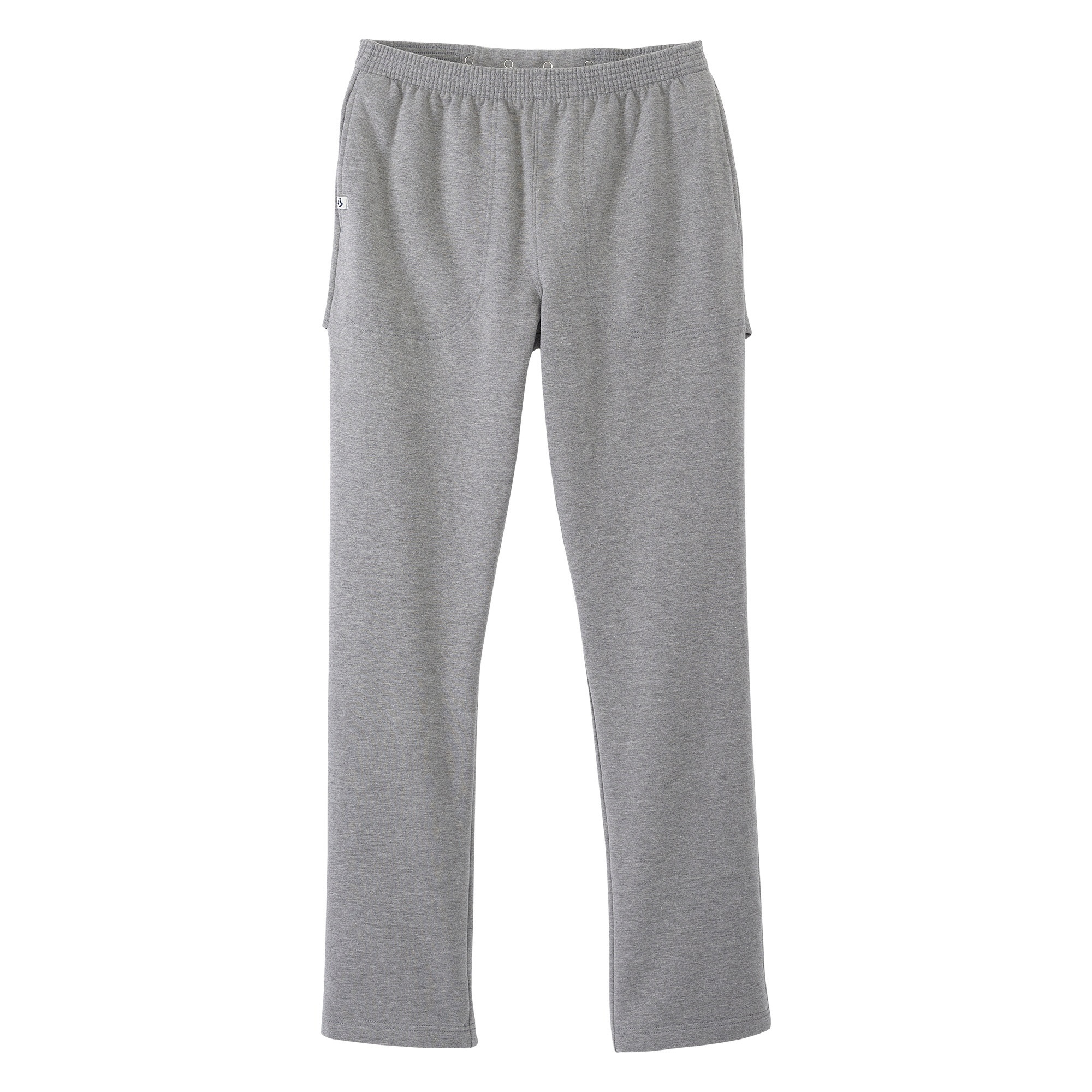 Silverts Women's Open Back Fleece Pant, Heather Gray